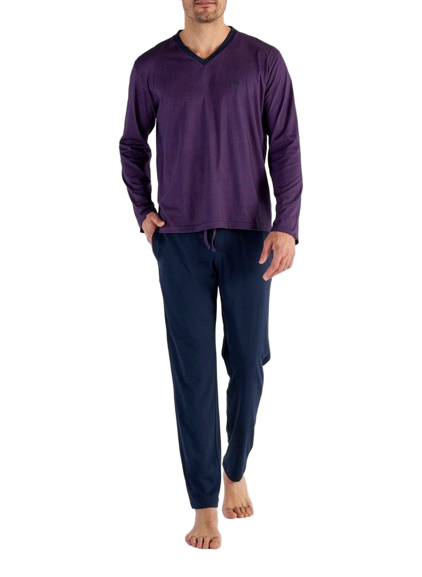 Cotton-blend pyjama set HOM Multicolour