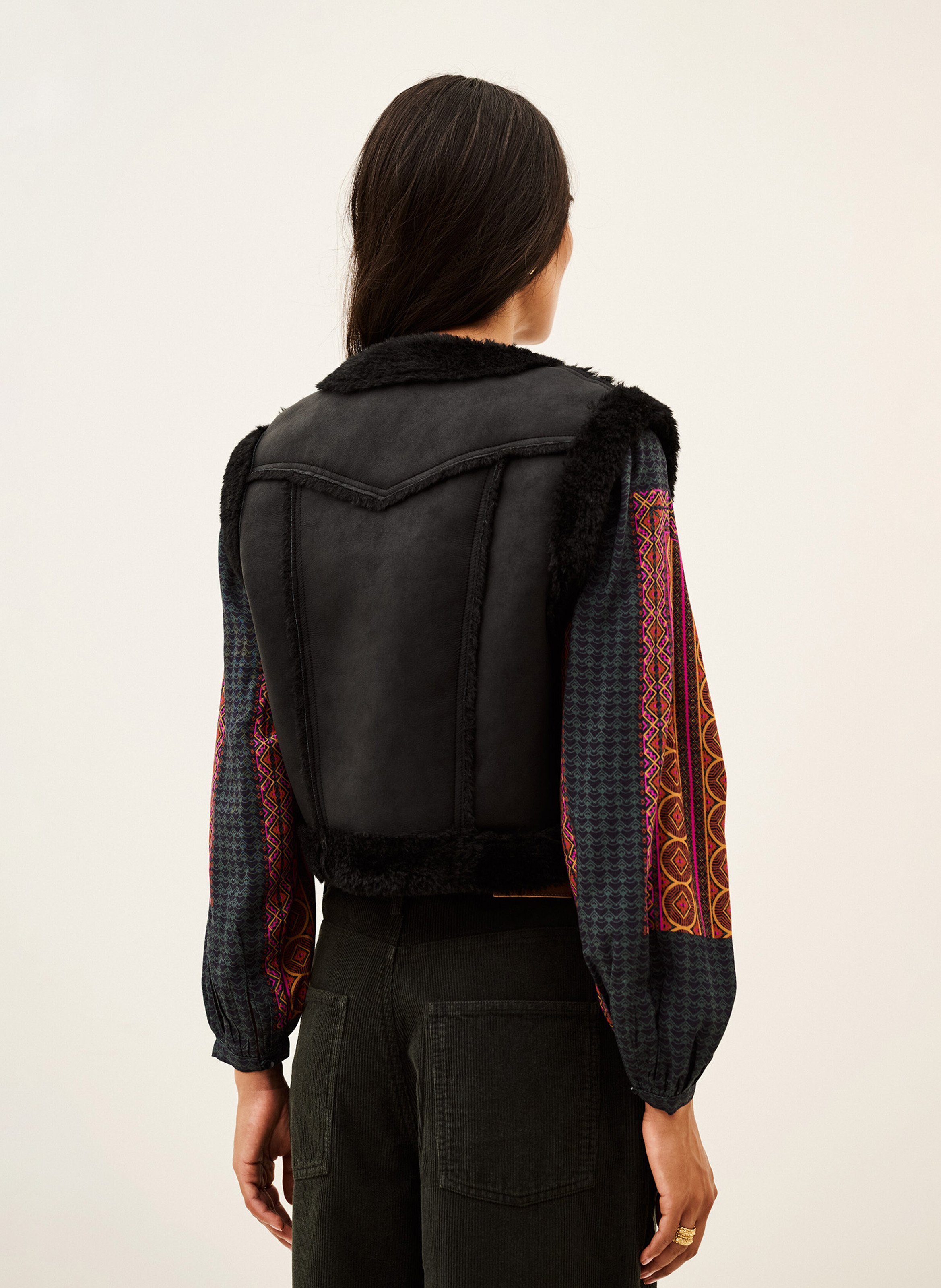 Veste sans manches unie pilar BA&SH Noir