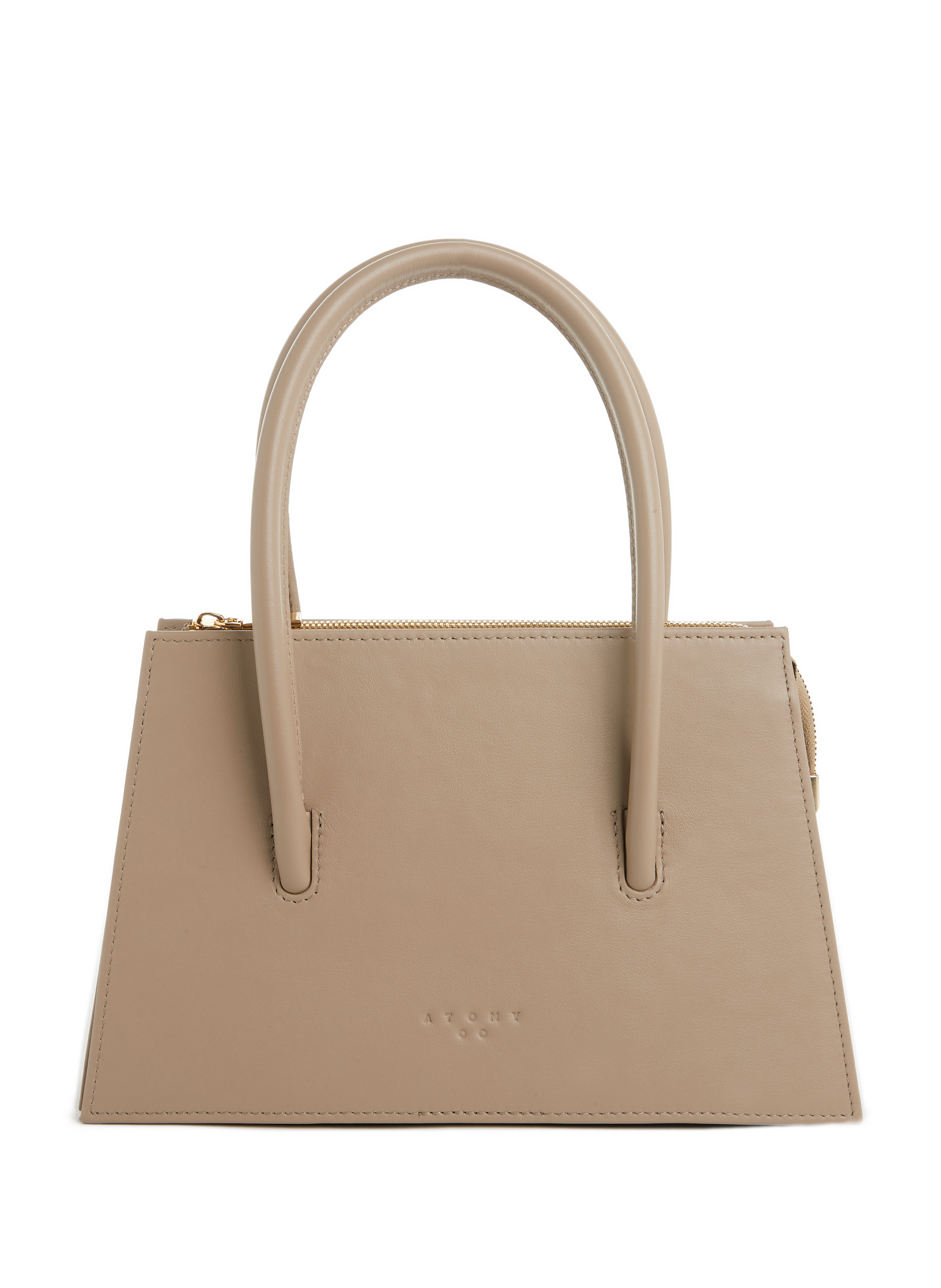 ATOMY Melody leather handbag Beige