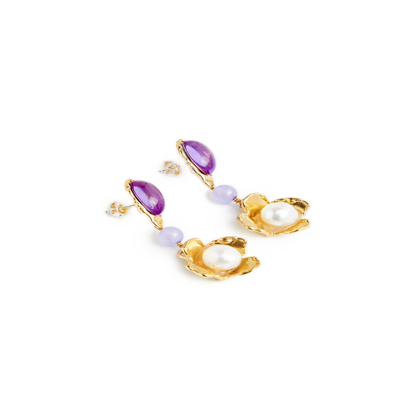 Anita Berisha Lilac Earrings