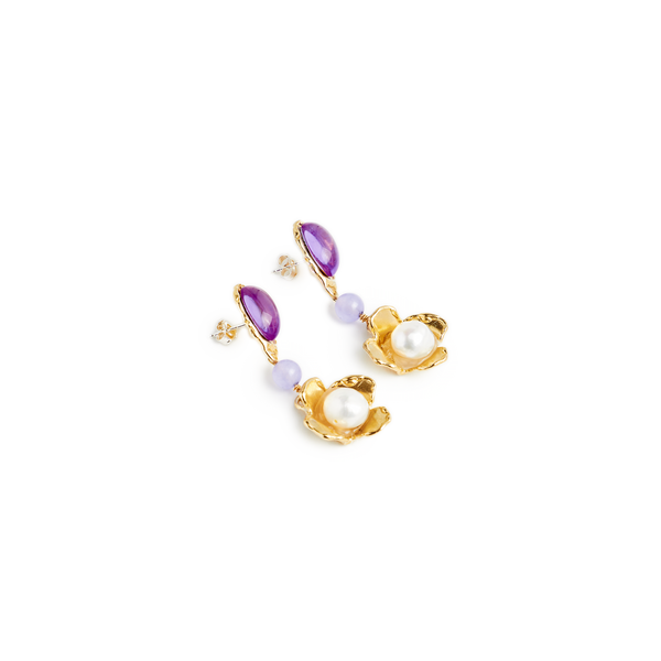 Anita Berisha Lilac Earrings