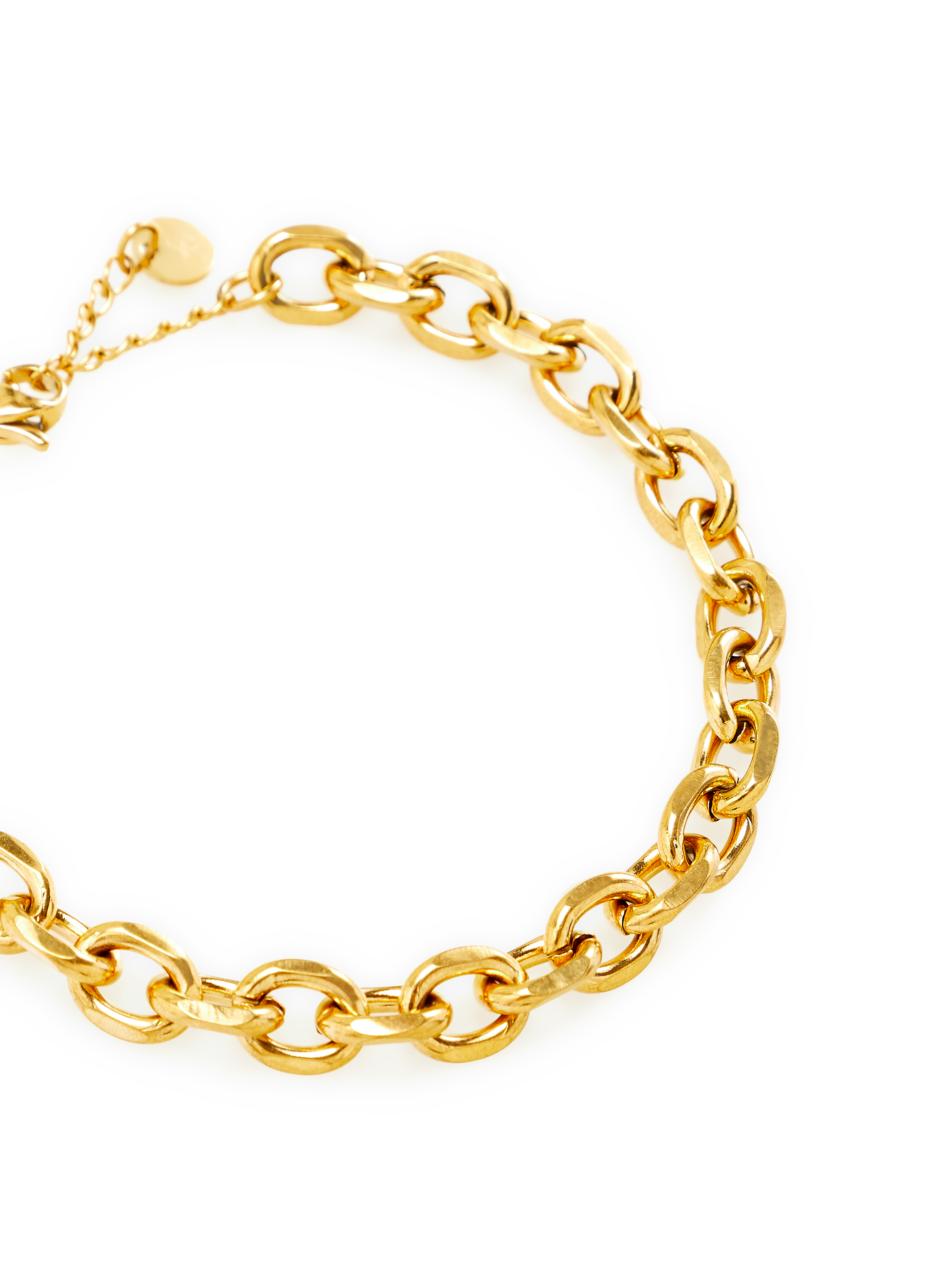 Bracelet moyenne chaîne AU PRINTEMPS PARIS Doré