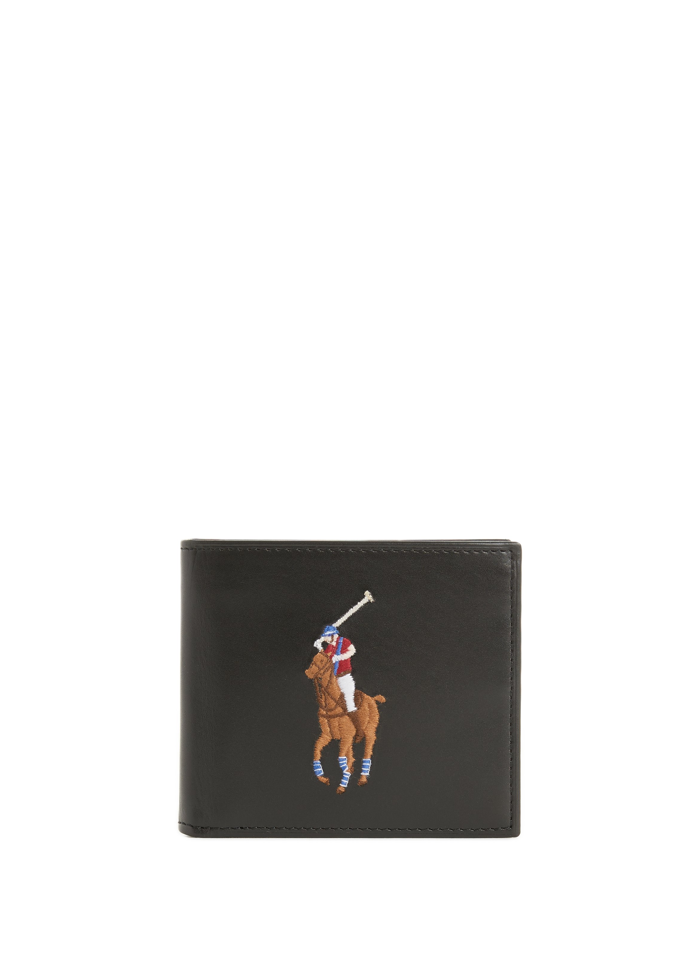 POLO RALPH LAUREN Portefeuille en cuir Noir