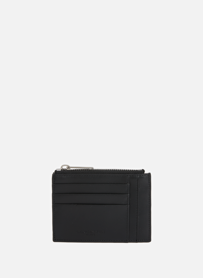 Paris PM zipped card holder in LANCASTER leather