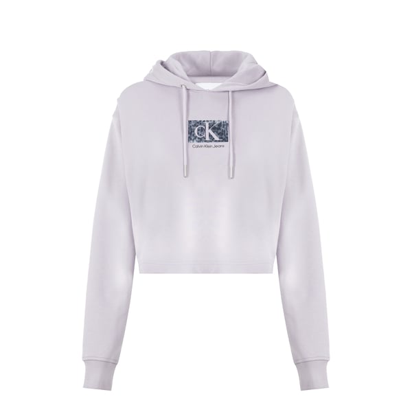 Hoodie court en coton