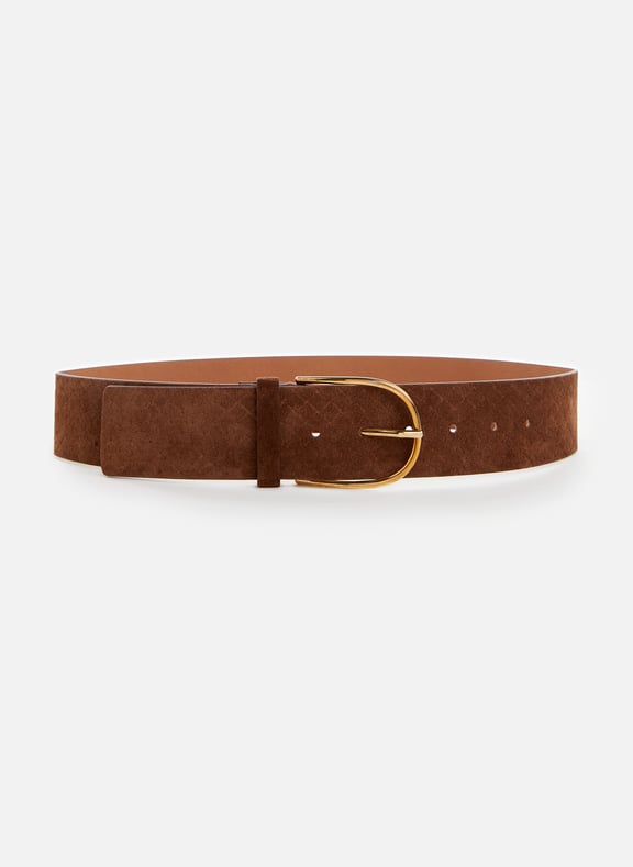 Leather belt Brown by SAISON 1865 SAISON 1865 Leather belt Brown