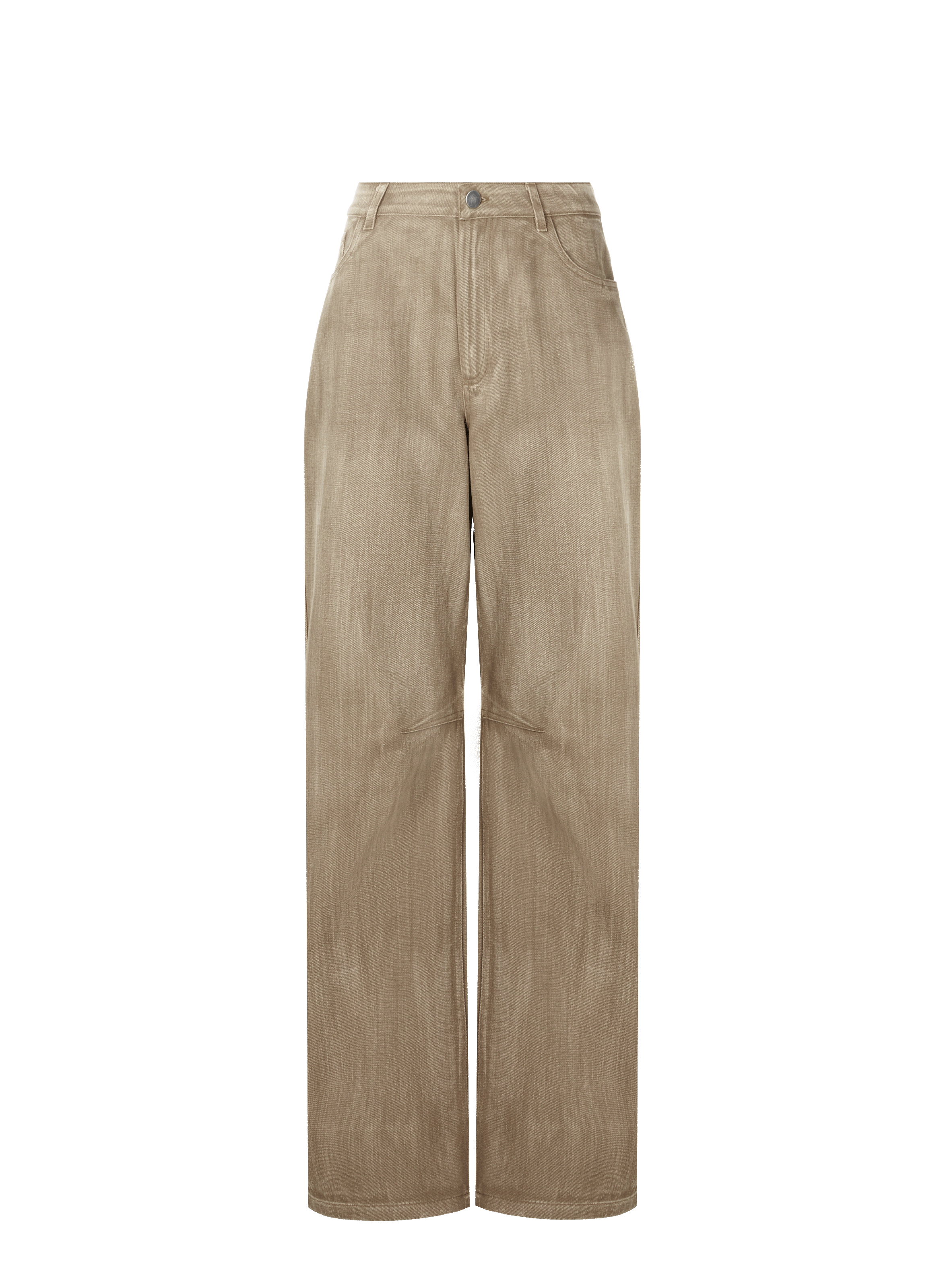 WEINSANTO Jean wide leg Beige
