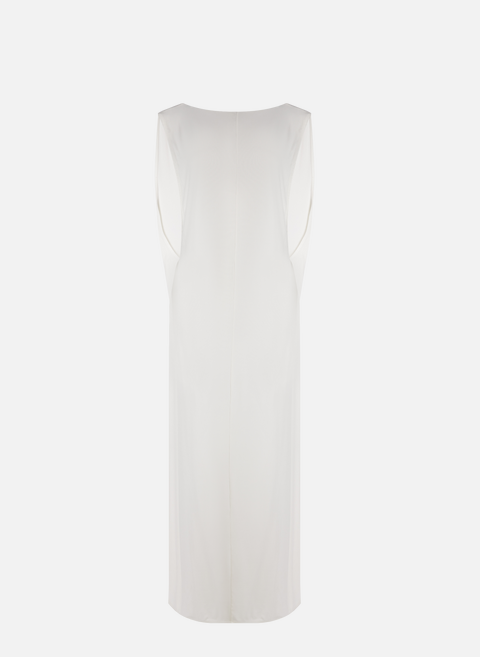 Das Capa rückenfreies Kleid WeißJACQUEMUS 