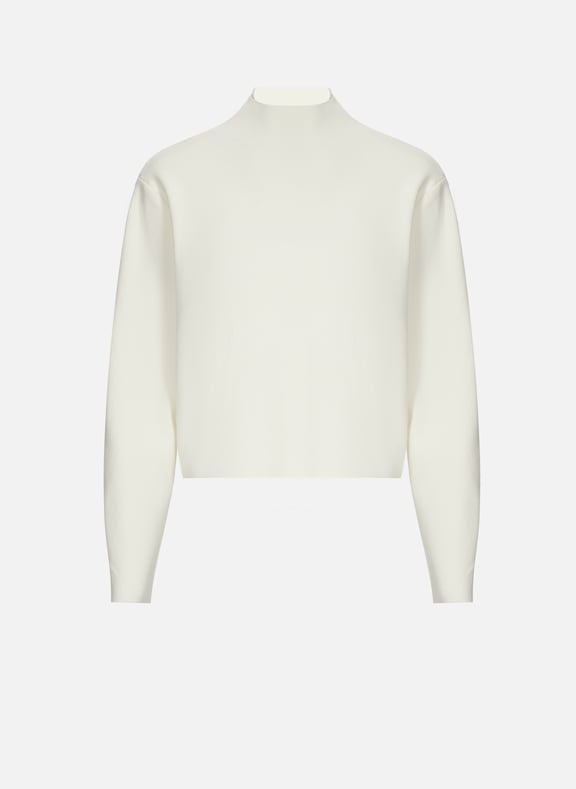 Pull court col montant Usim Beige by SAISON 1865 SAISON 1865 Pull court col montant Usim Beige