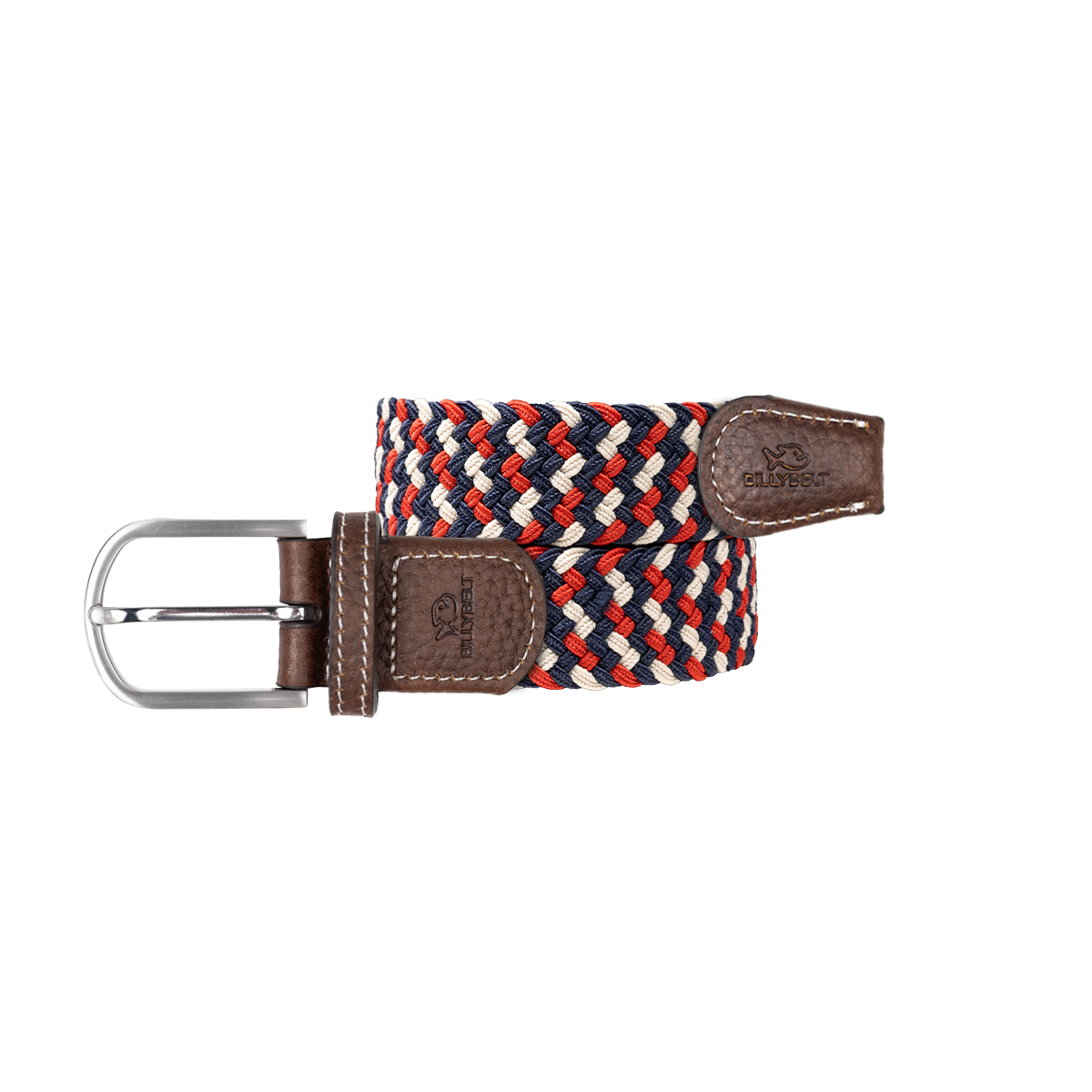 Ceinture tressée élastique multicolore BILLYBELT Multicolore