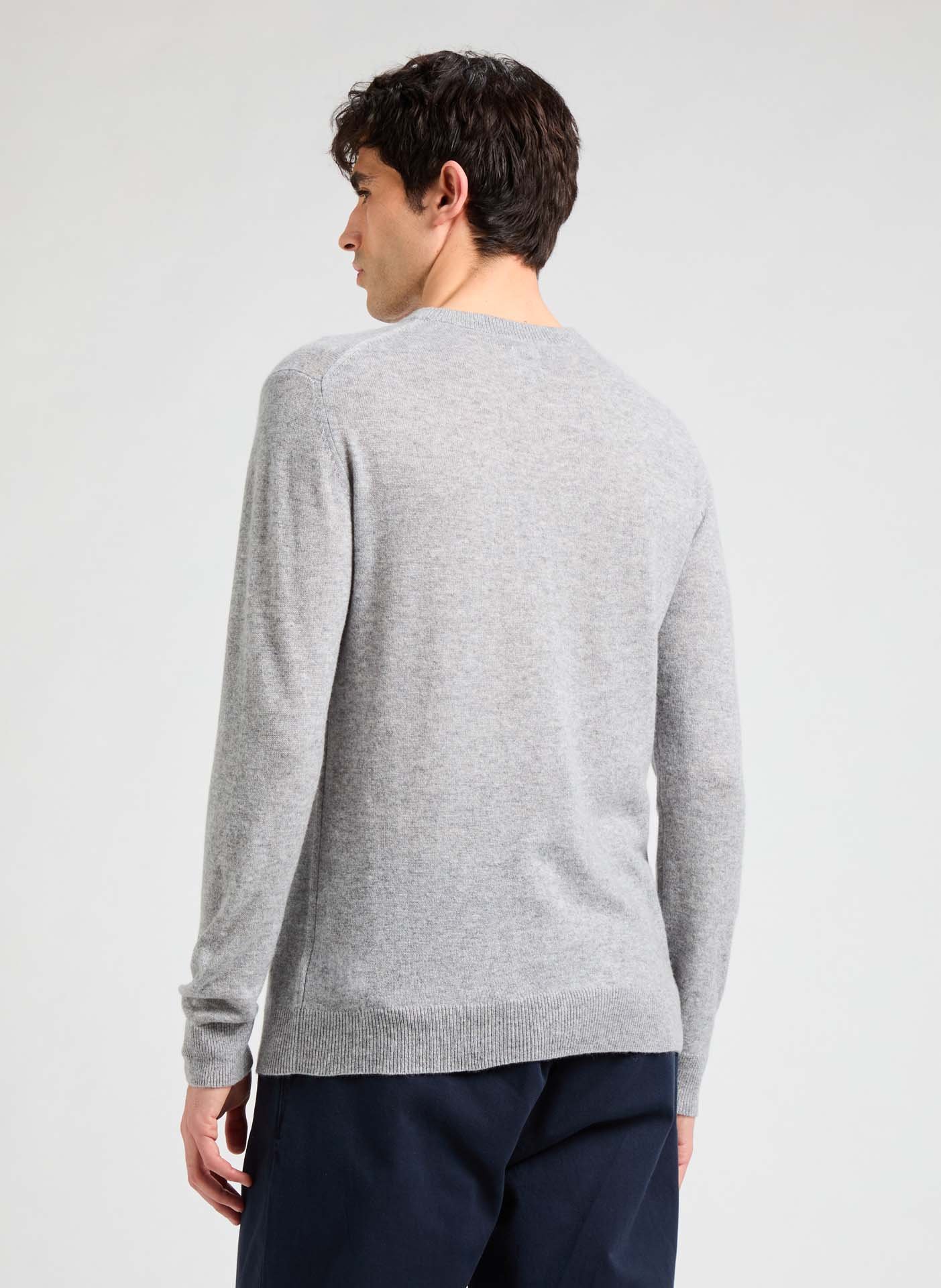 Cashmere round-neck jumper AU PRINTEMPS PARIS Silver