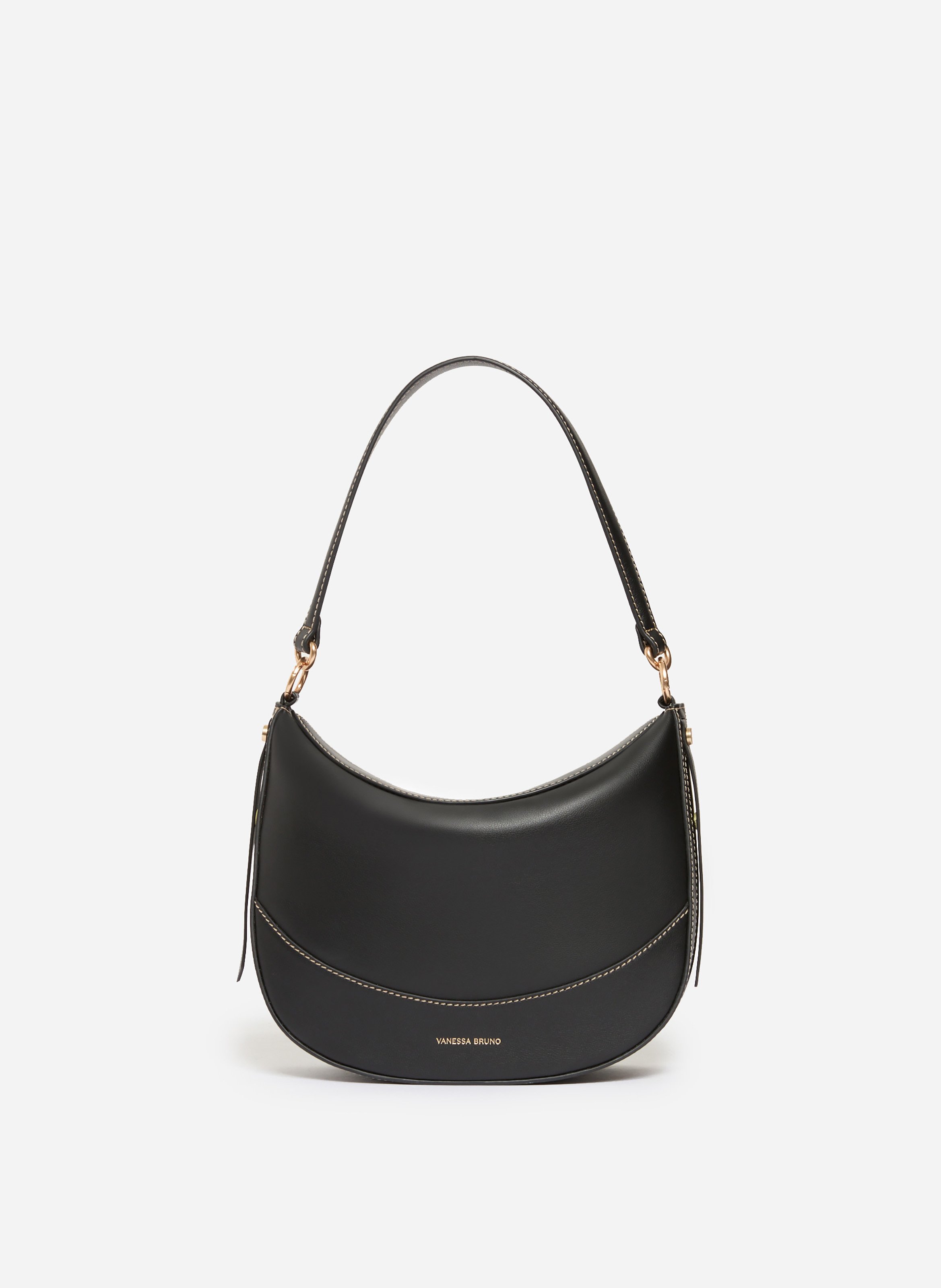 Moyen sac daily en cuir VANESSA BRUNO Noir