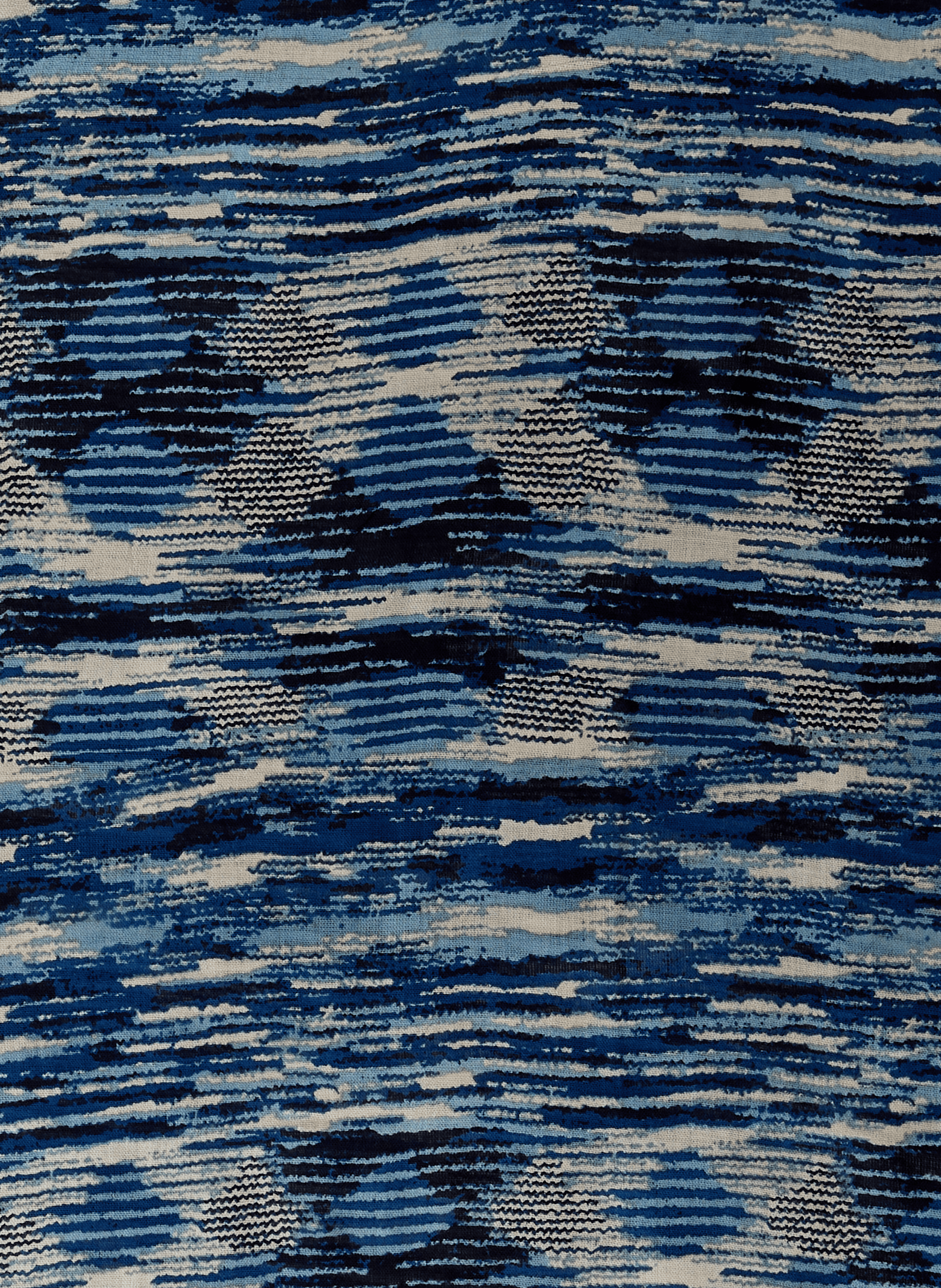 Foulard imprimé AU PRINTEMPS PARIS Bleu