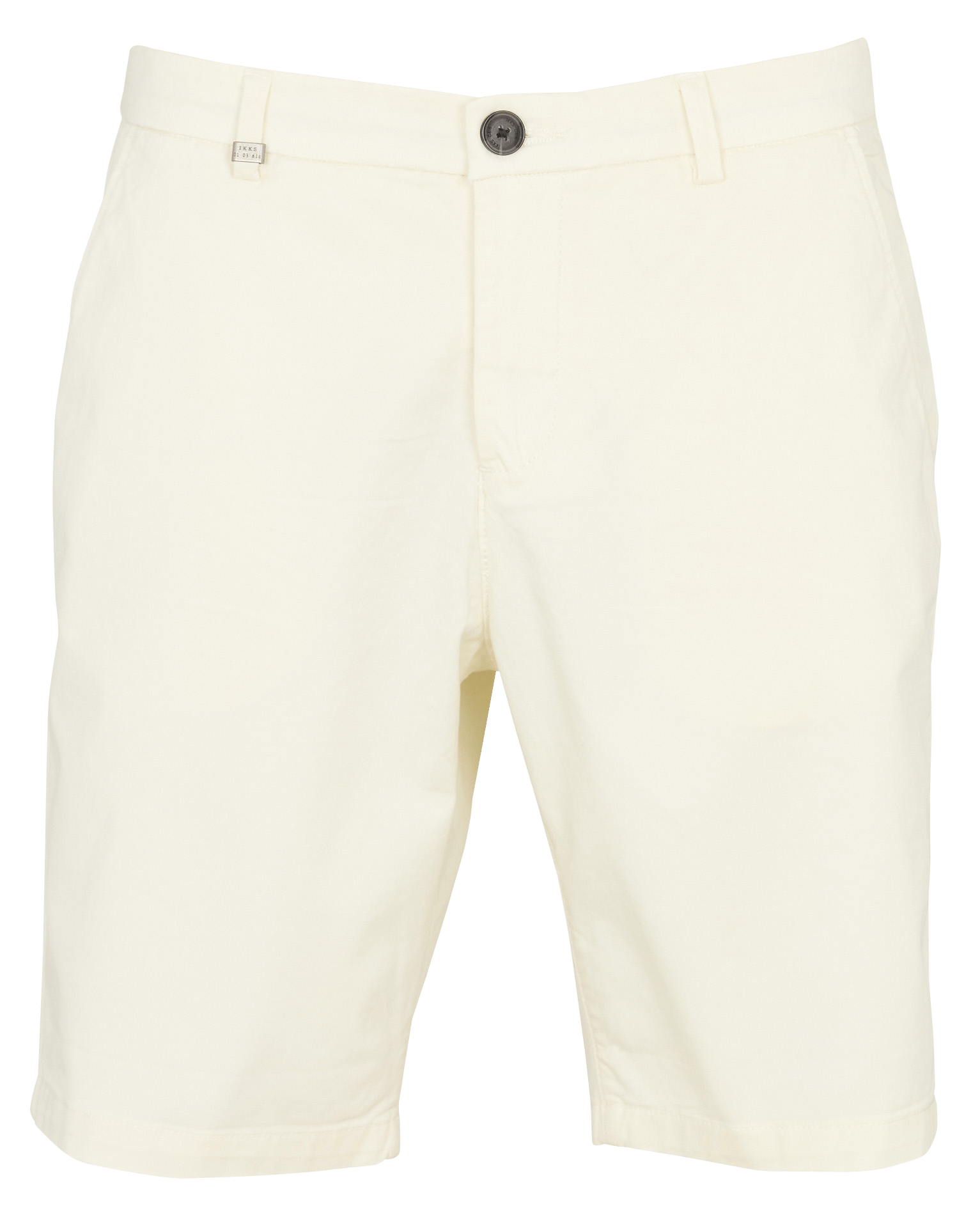 Bermuda droit en coton mélangé IKKS Blanc