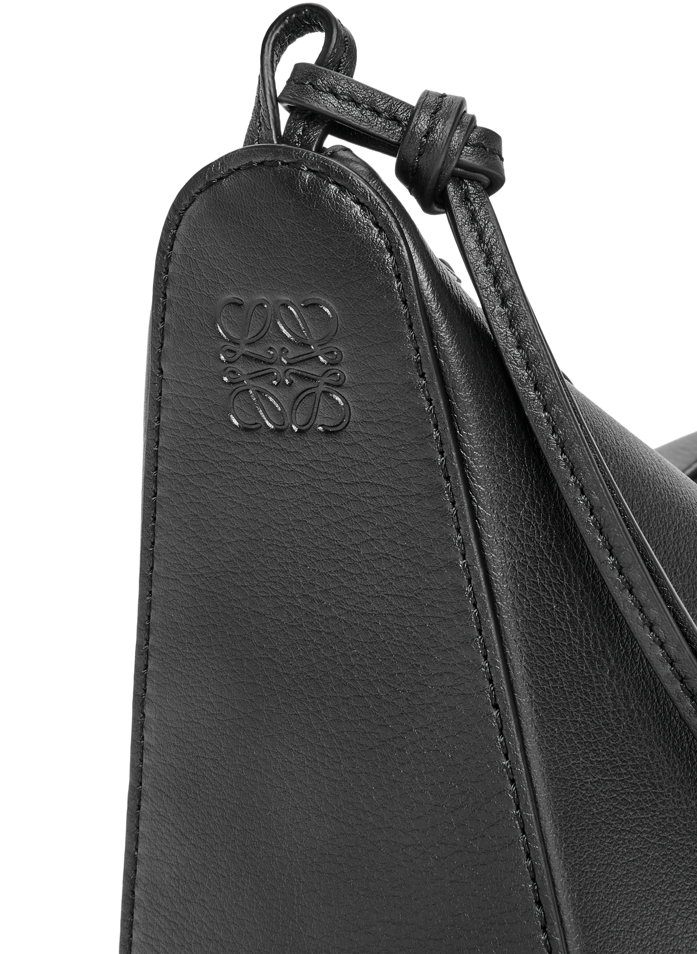 Mini Hammock hobo leather bag LOEWE Black