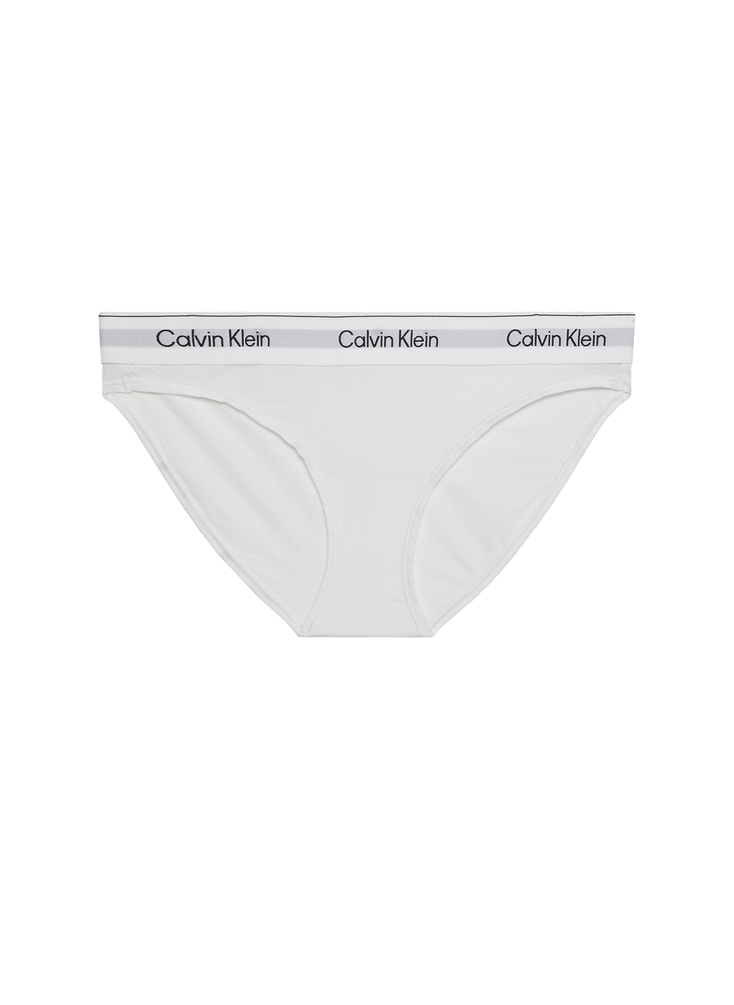 CALVIN KLEIN Printed cotton blend culottes White