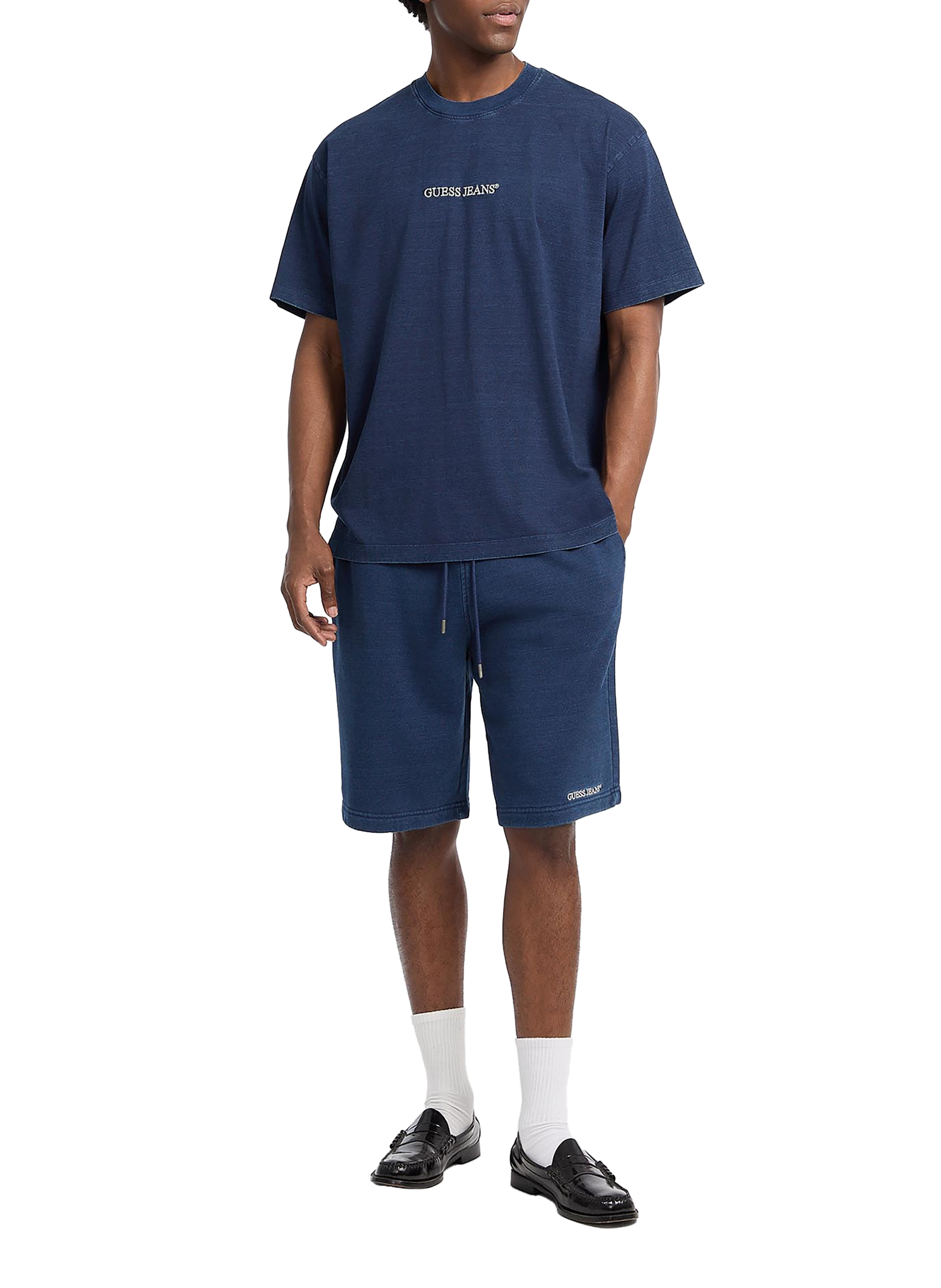 Classic Cotton T-Shirt GUESS Blue