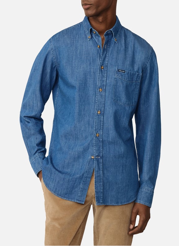 American collar cotton shirt Blue by FACONNABLE FACONNABLE American collar cotton shirt Blue