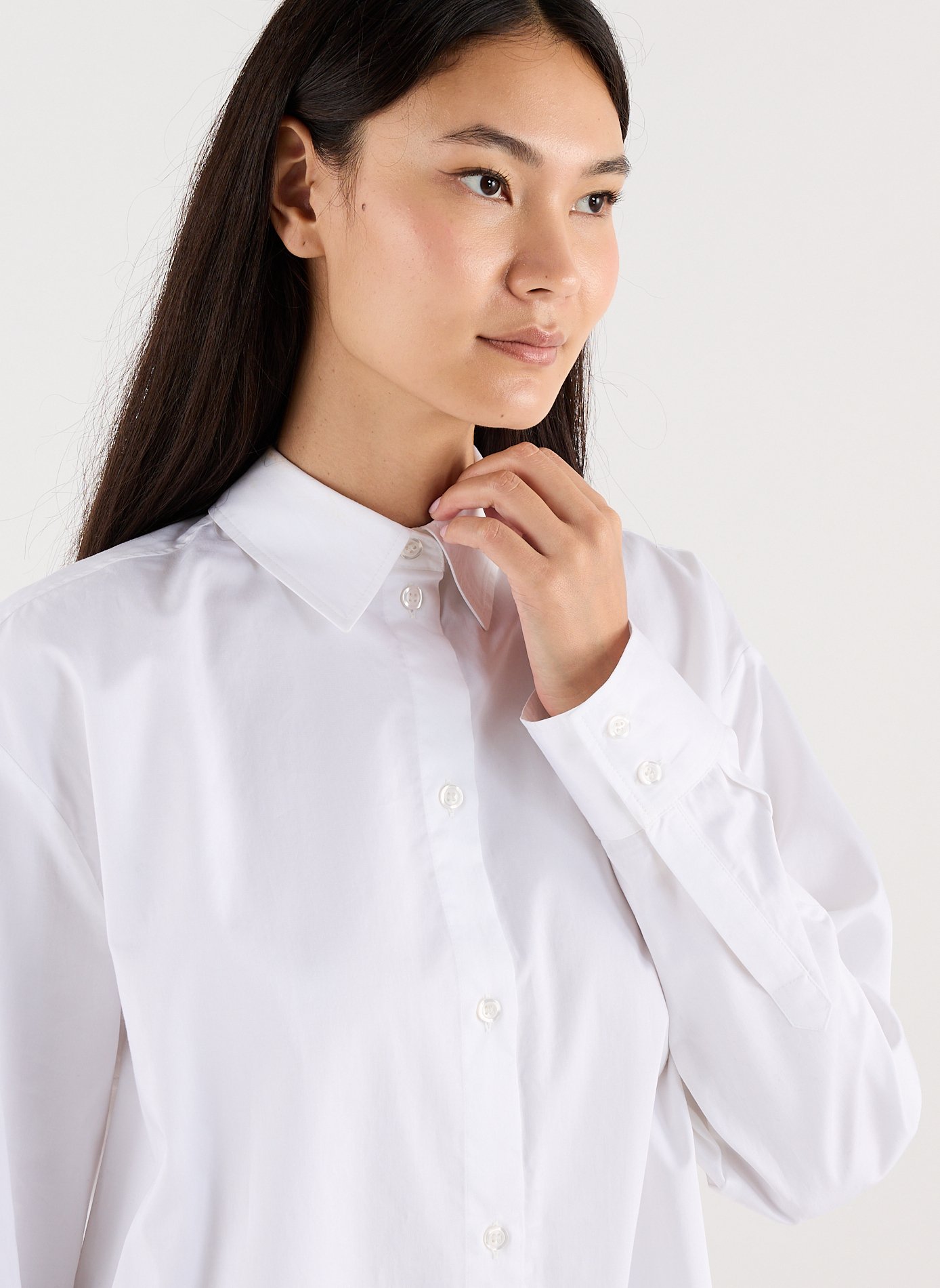 Classic cotton shirt SAISON 1865 White