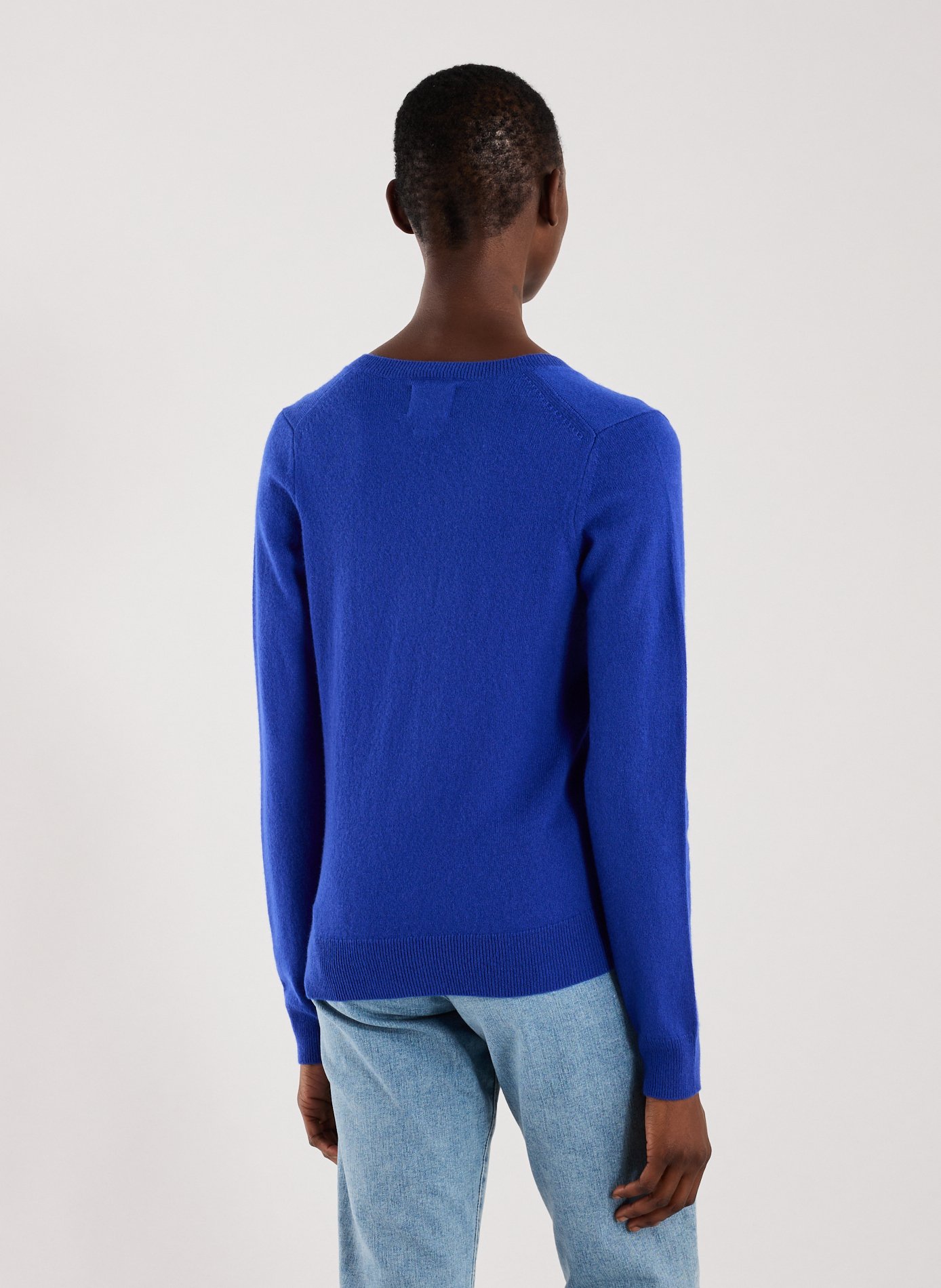 Pull en cachemire AU PRINTEMPS PARIS Bleu