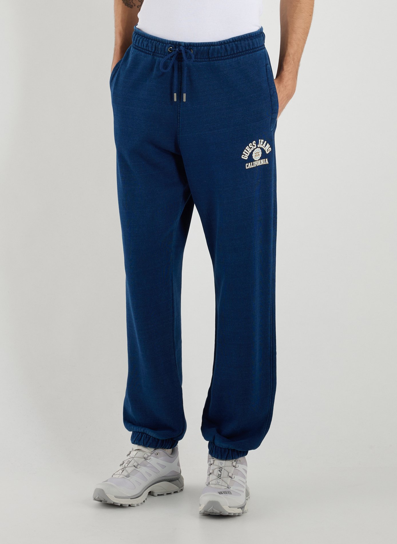 GUESS Cotton joggers Blue