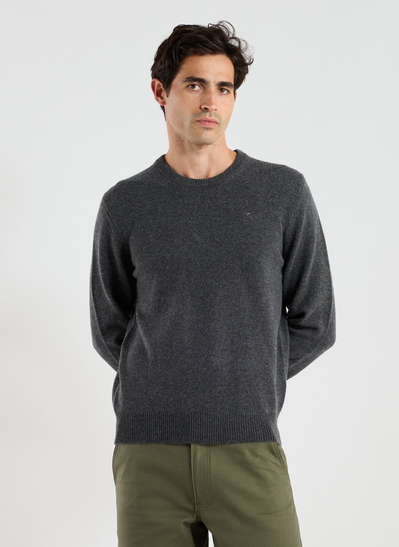 HACKETT Crew-neck jumper Grey