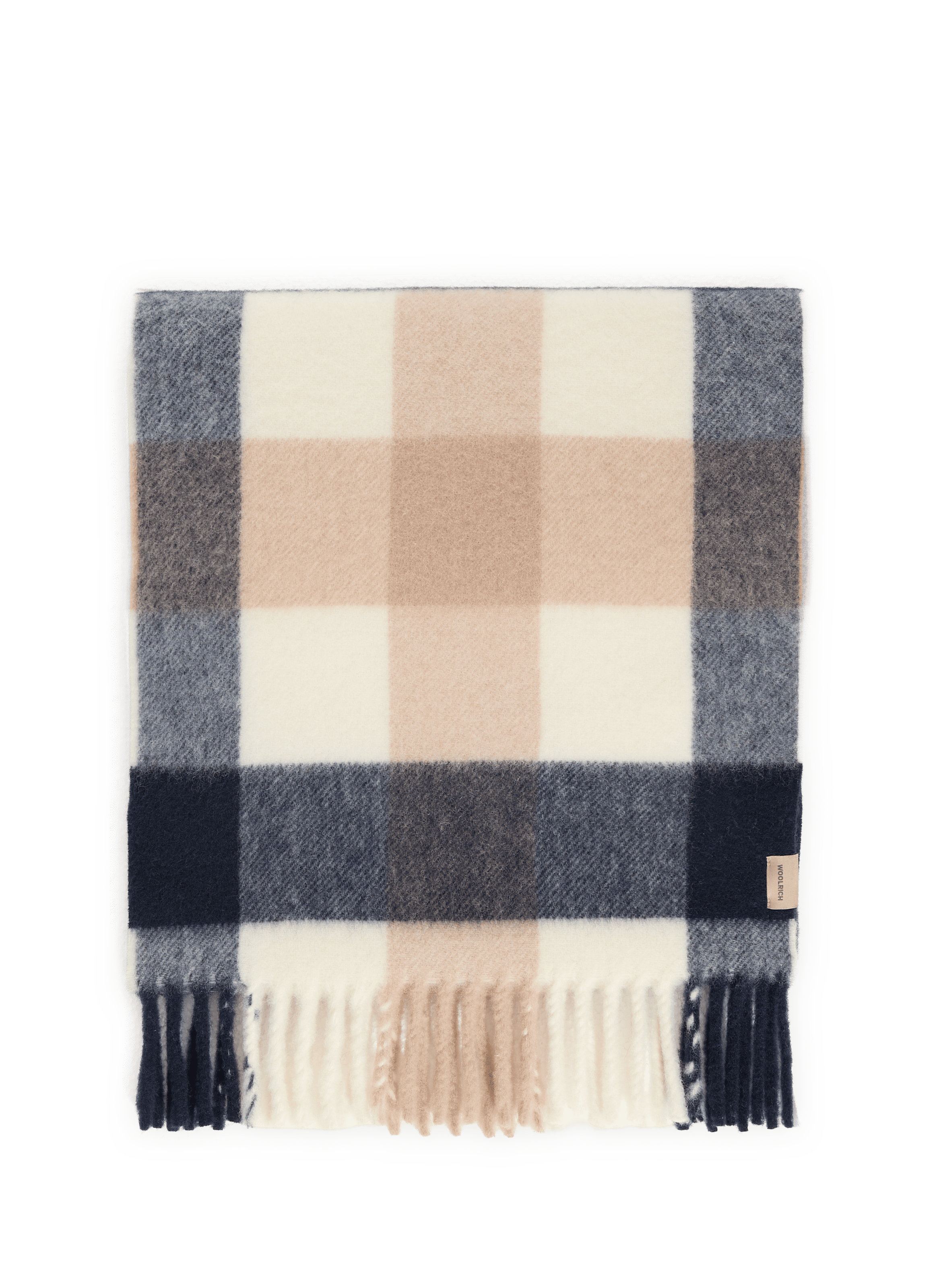 WOOLRICH Echarpe à carreaux en laine Multicolore