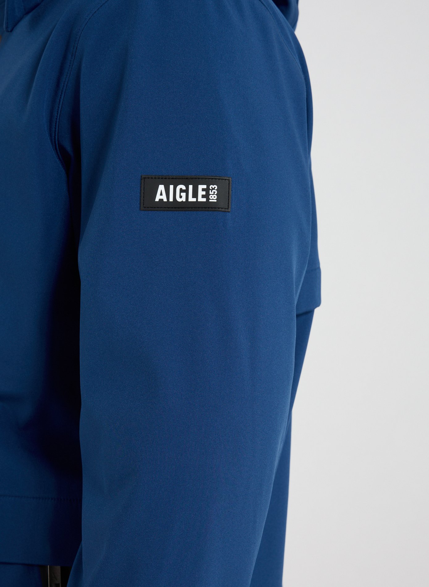 Parka doublée polaire avec capuche amovible AIGLE Bleu