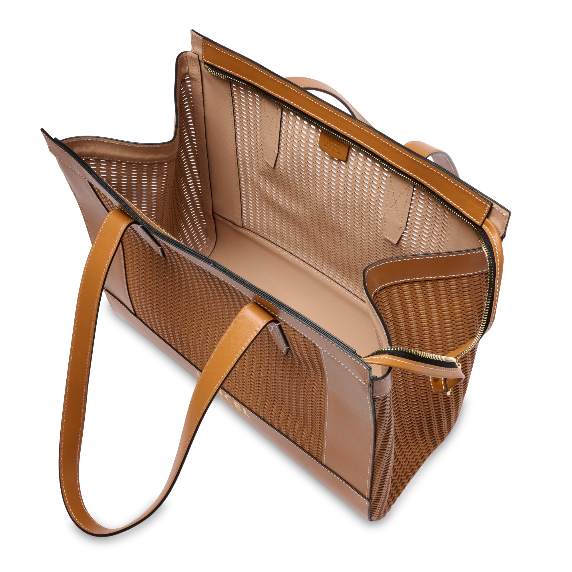 Tote zipped bag jour large by lancel in leather LANCEL Brown