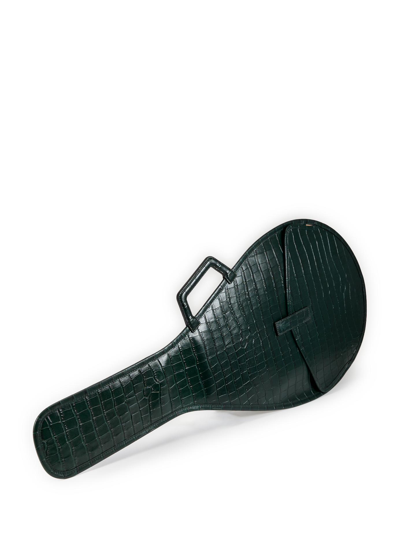 Cowhide leather tennis bag LACOSTE Green