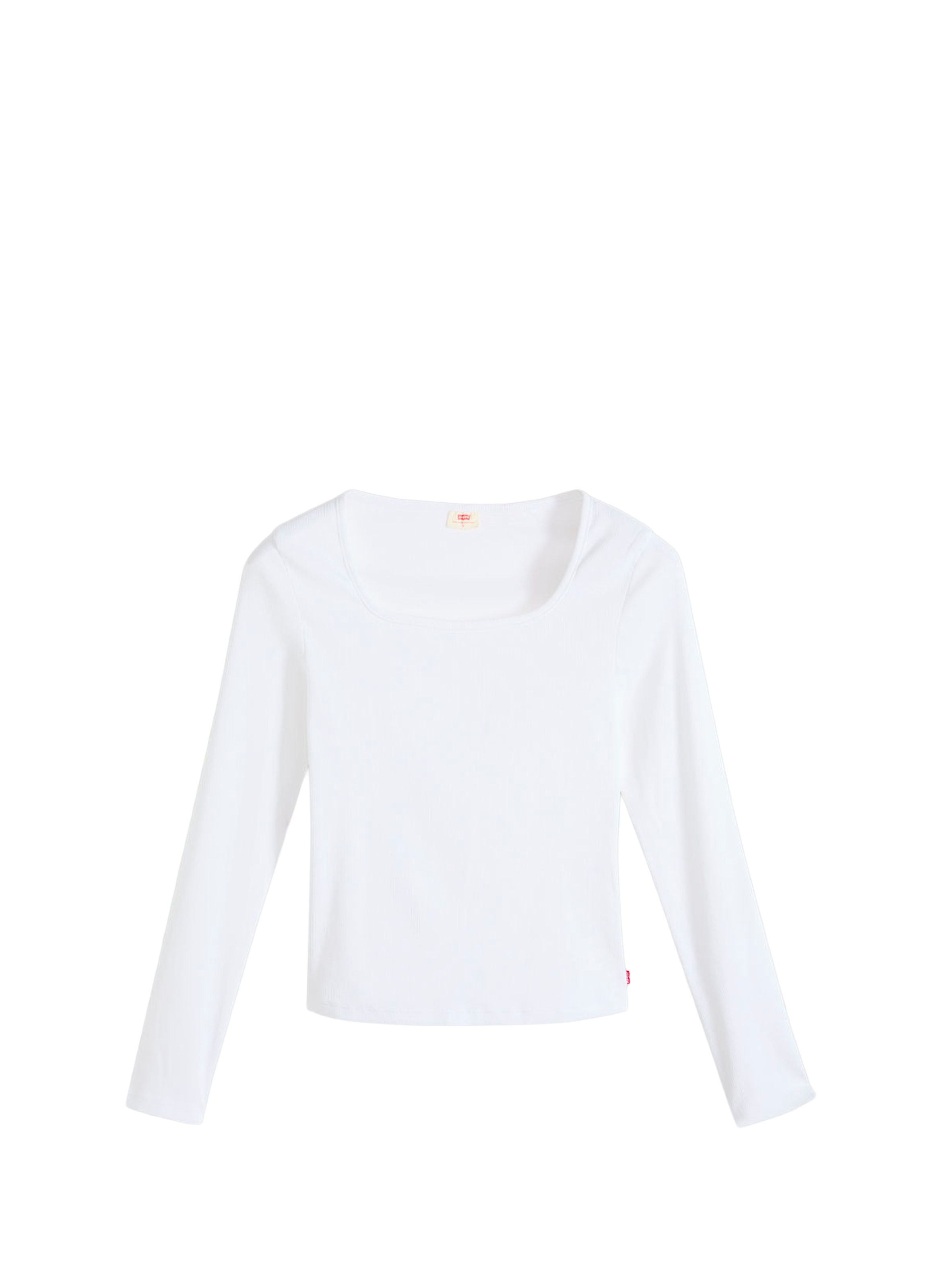 T-shirt manches longues en coton LEVI'S Blanc