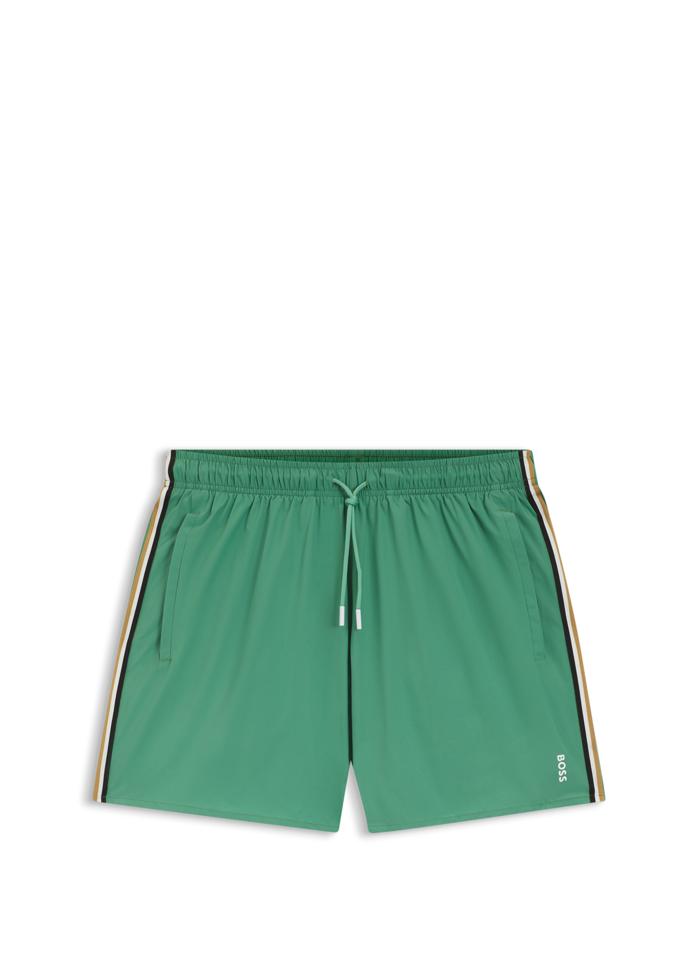 Short de bain à logo HUGO BOSS Vert