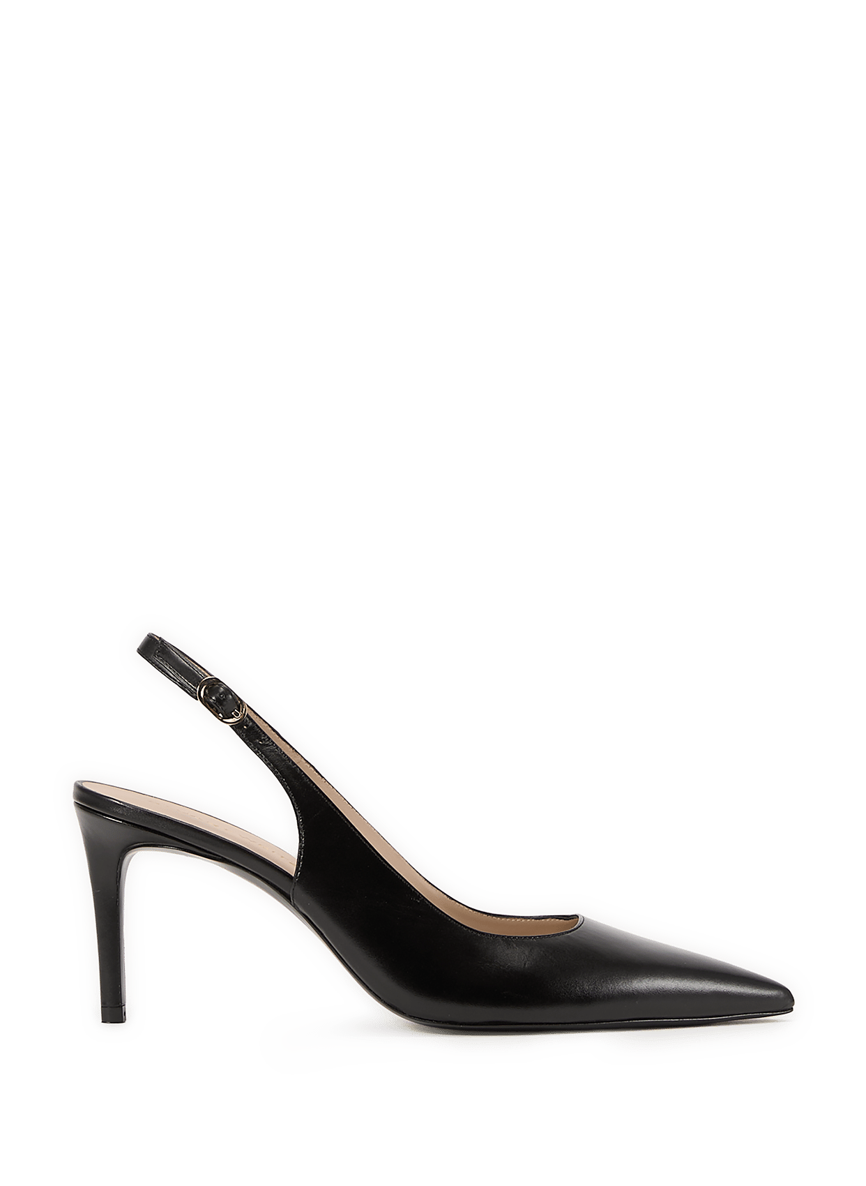 Slingbacks en cuir de veau STUART WEITZMAN Noir