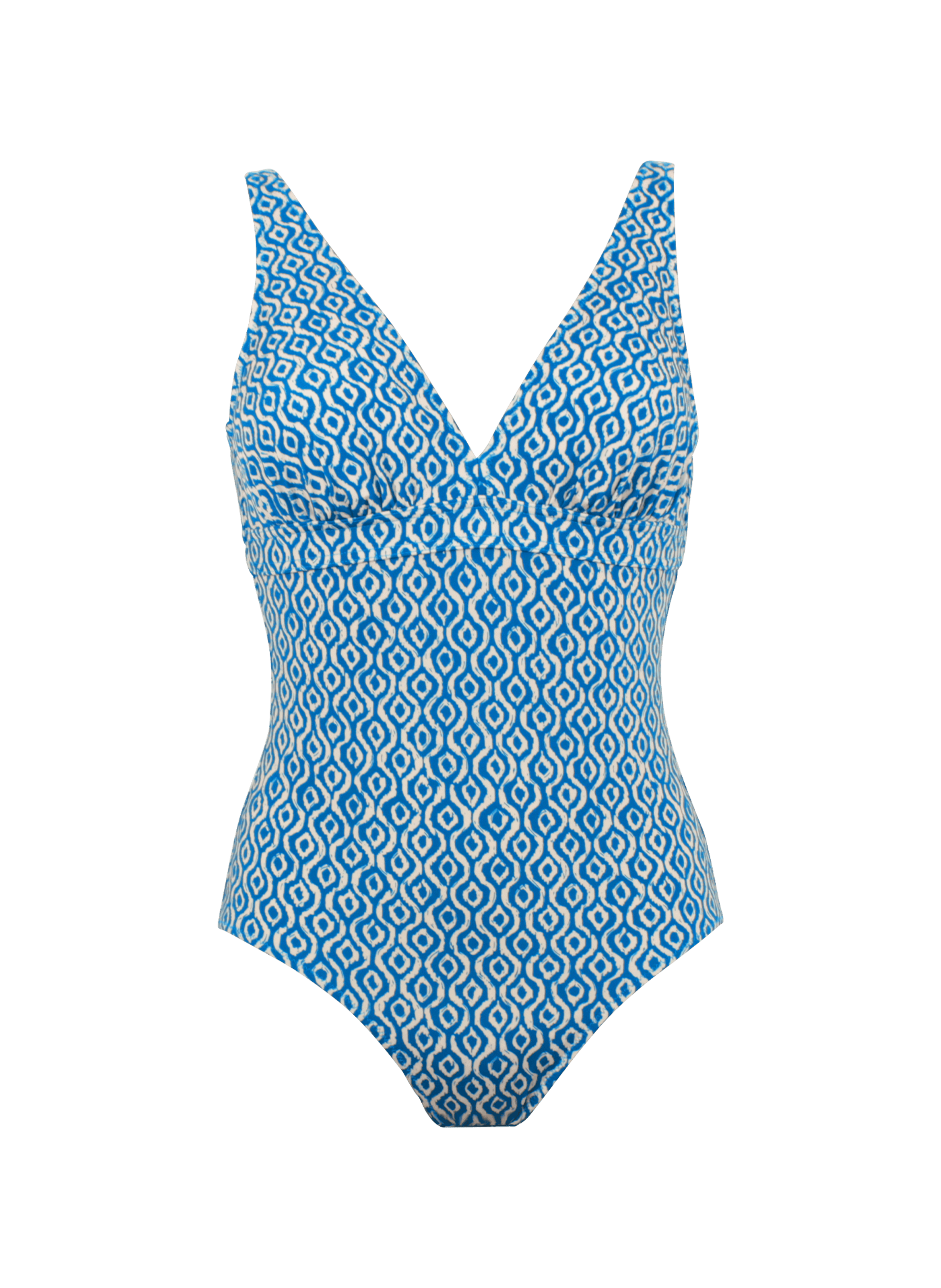 Maillot de bain une pièce Azura à motif JANINE ROBIN Bleu