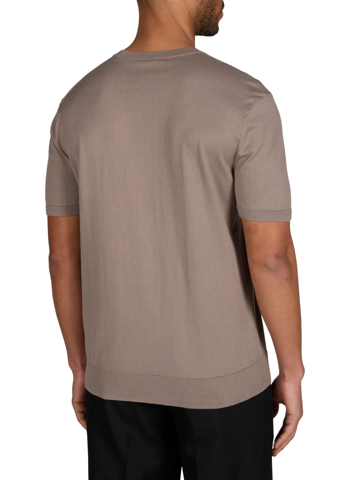 T-shirt manches courtes en coton ARMANI EXCHANGE Marron