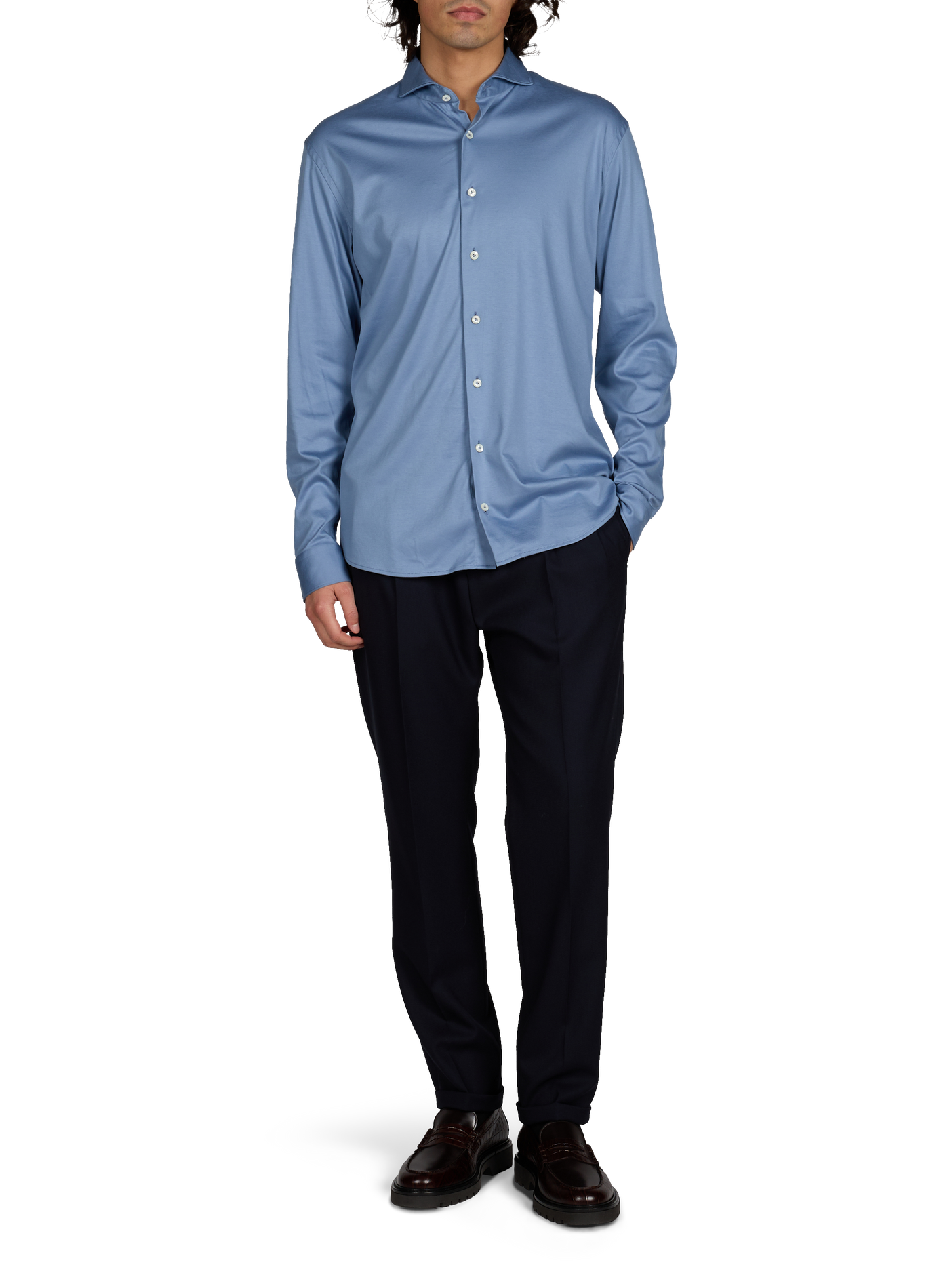  Cotton shirt VAN LAACK Blue