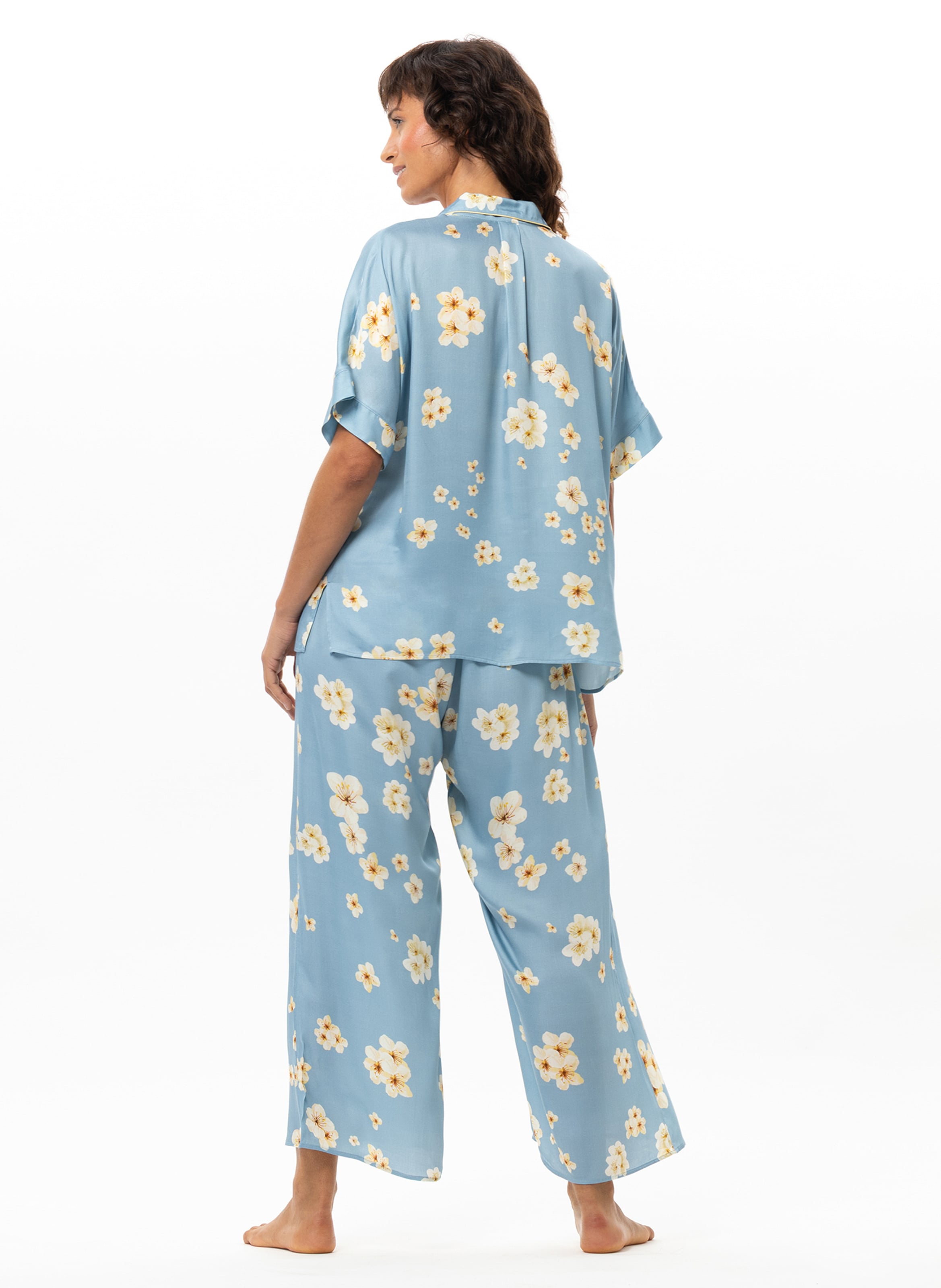 Pyjama boutonné en viscose eden 206 LE CHAT Multicolore