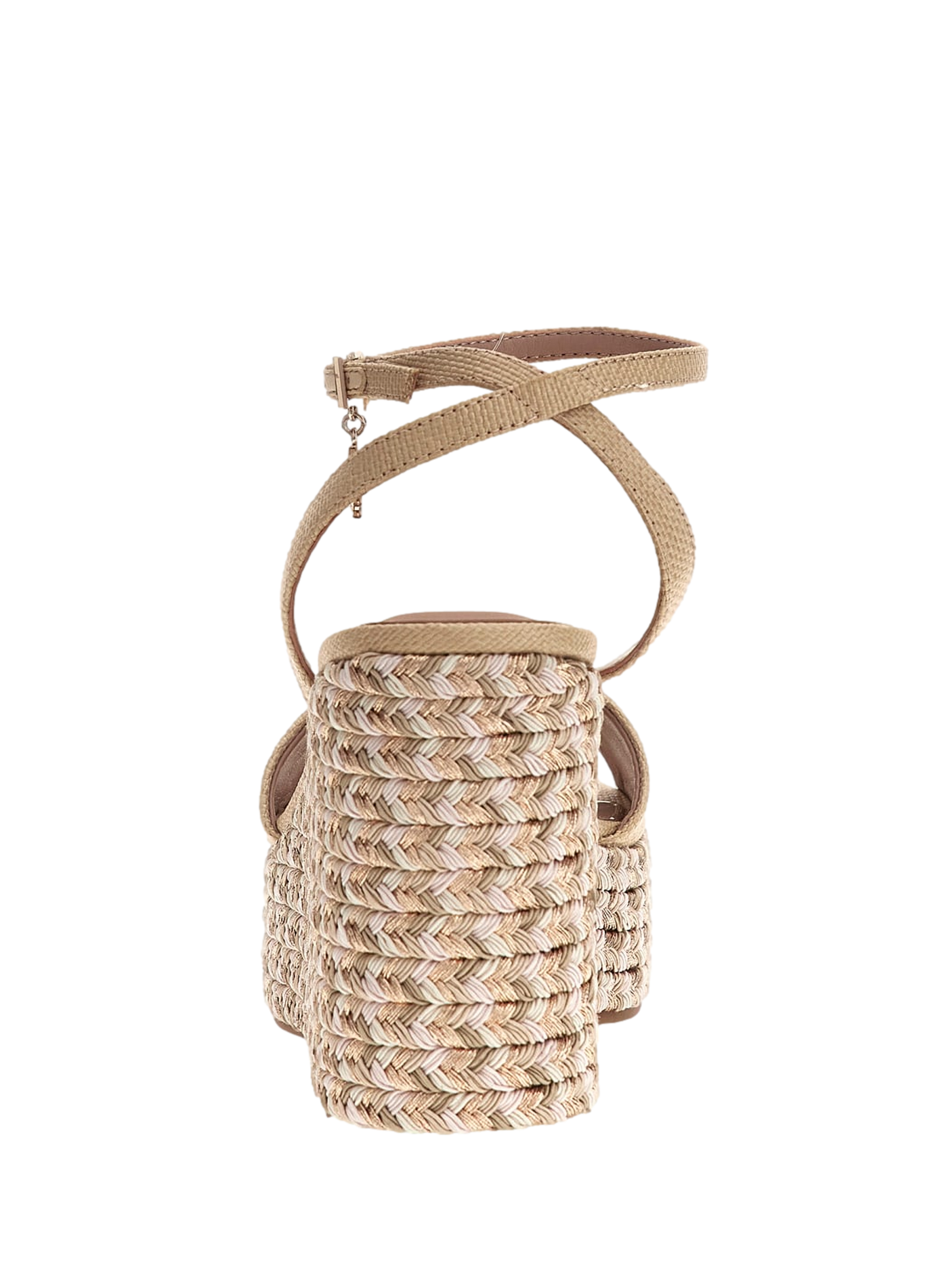 Everly Wedge Sandals GUESS Brown