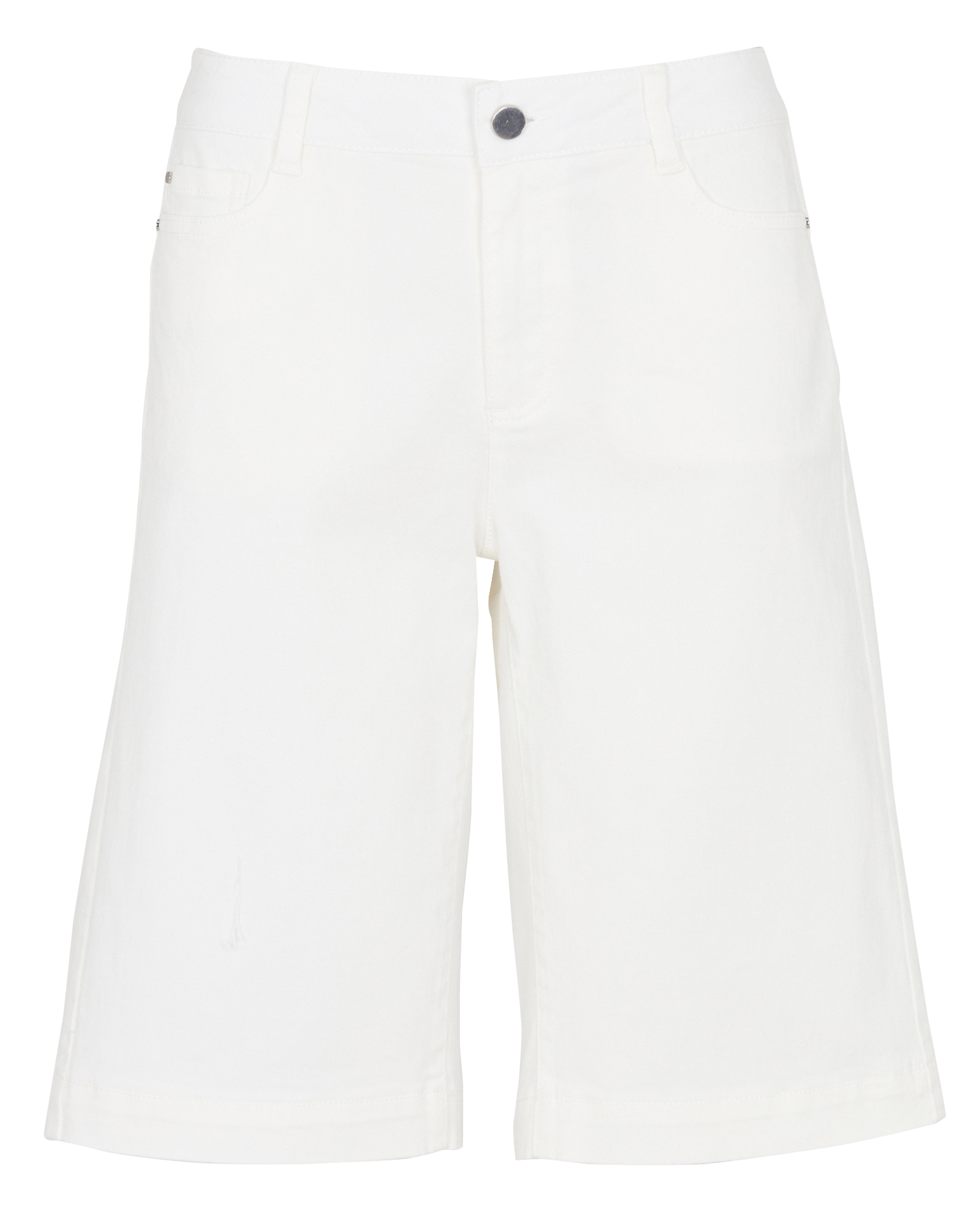 Bermuda en coton mélangé rayan MAISON 123 Blanc