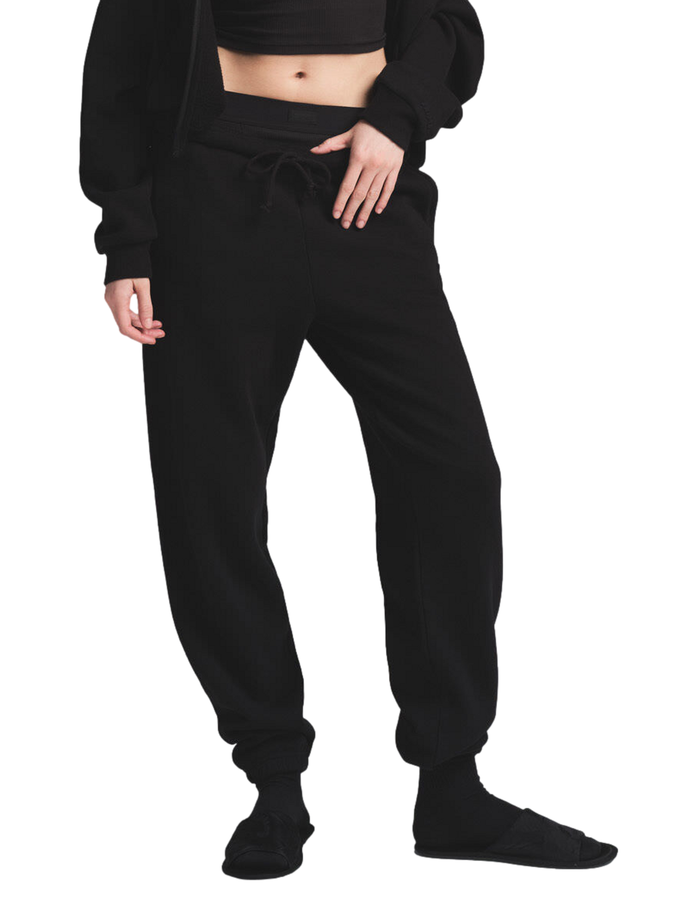Cotton-blend joggers SKIMS Black