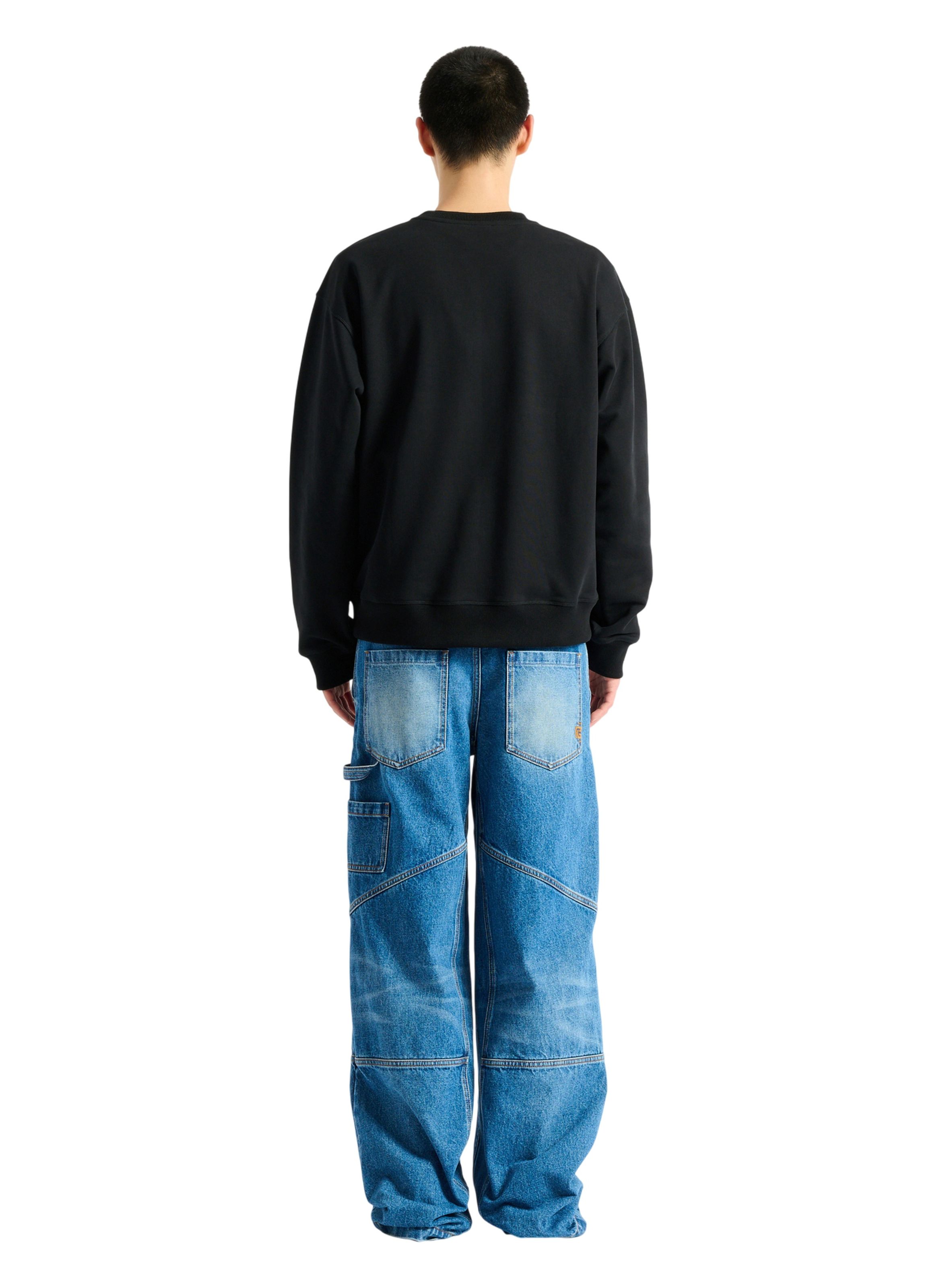 Sweat-shirt balmain vintage brodé BALMAIN Noir