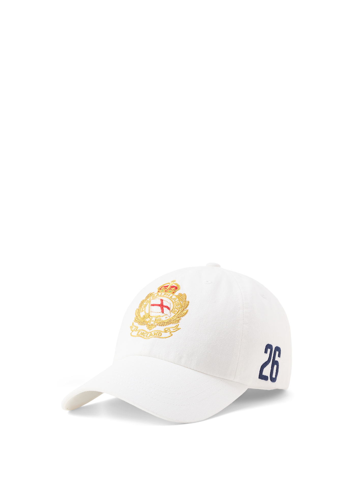 Cotton baseball cap with embroidered logo  POLO RALPH LAUREN White