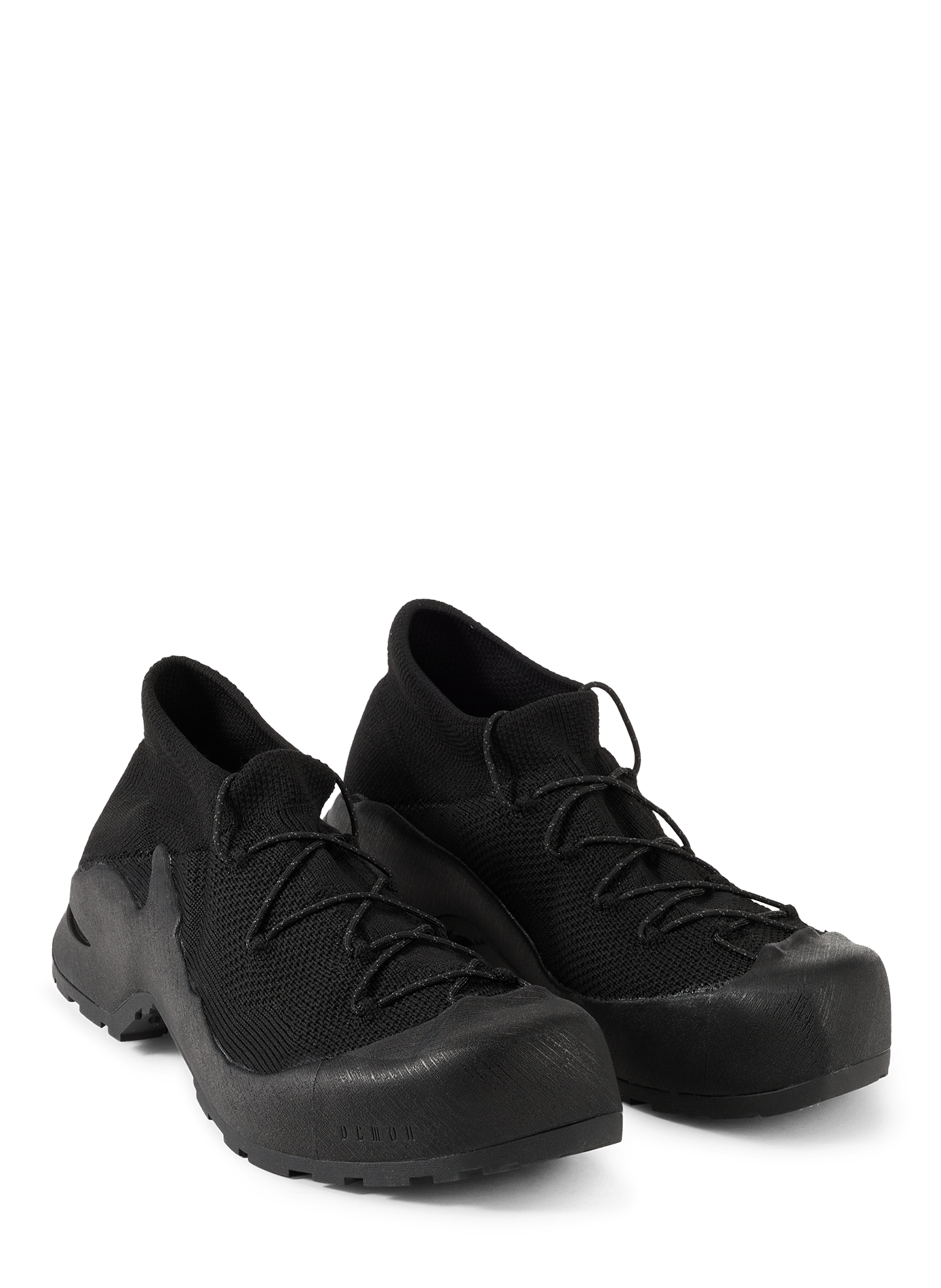 Squaeo sneakers with stretchy knit upper DEMON FOOTWEAR Black
