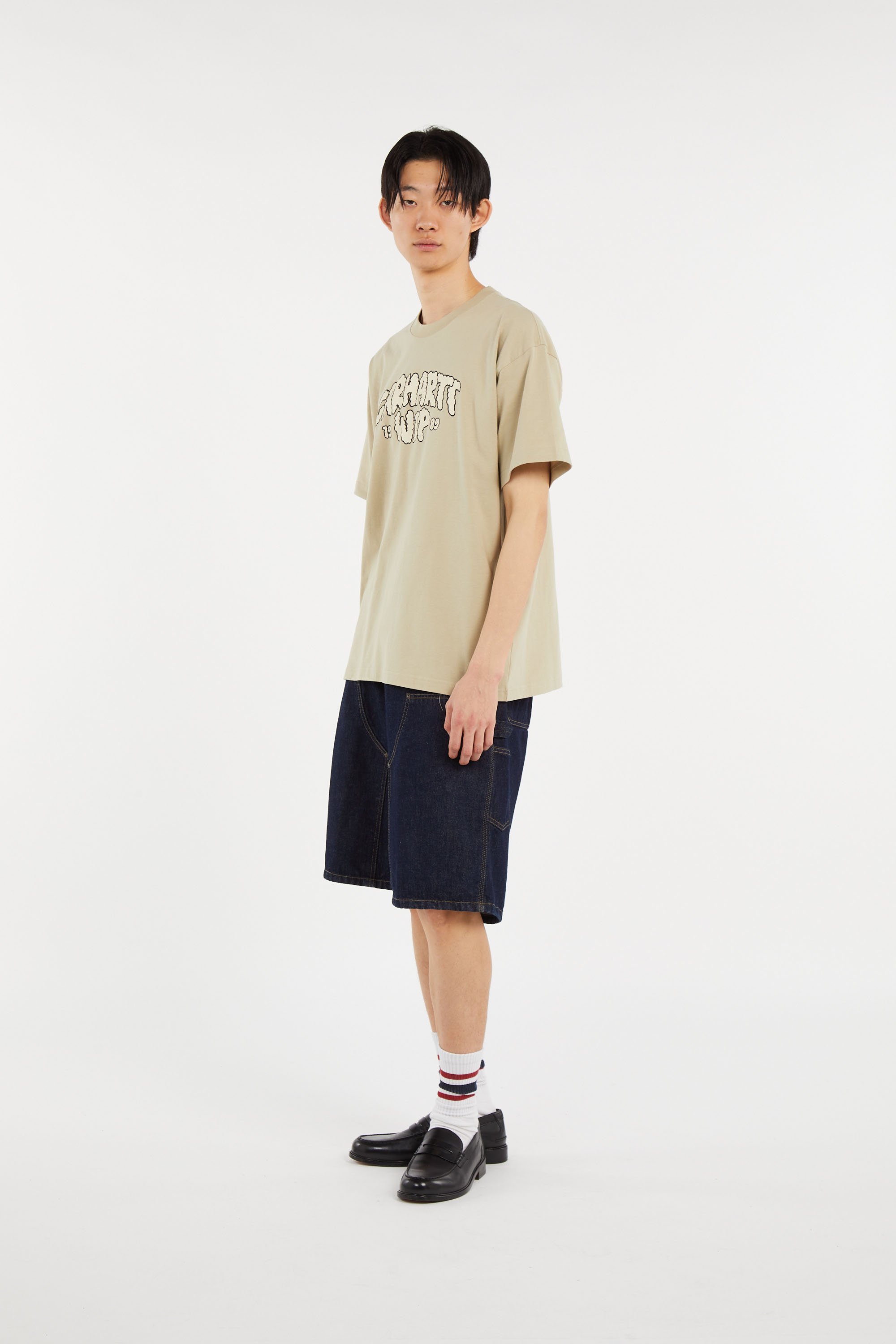 T-shirt s/s cloud script t-shirt CARHARTT WIP Beige