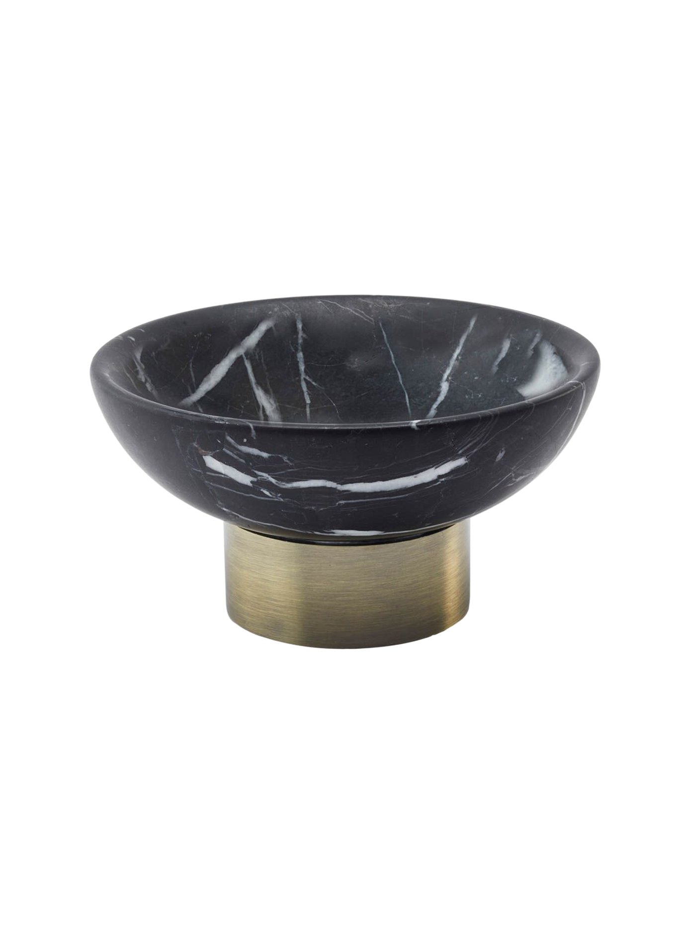 Seifenschale aus Marmor in Nero AQUANOVA Schwarz
