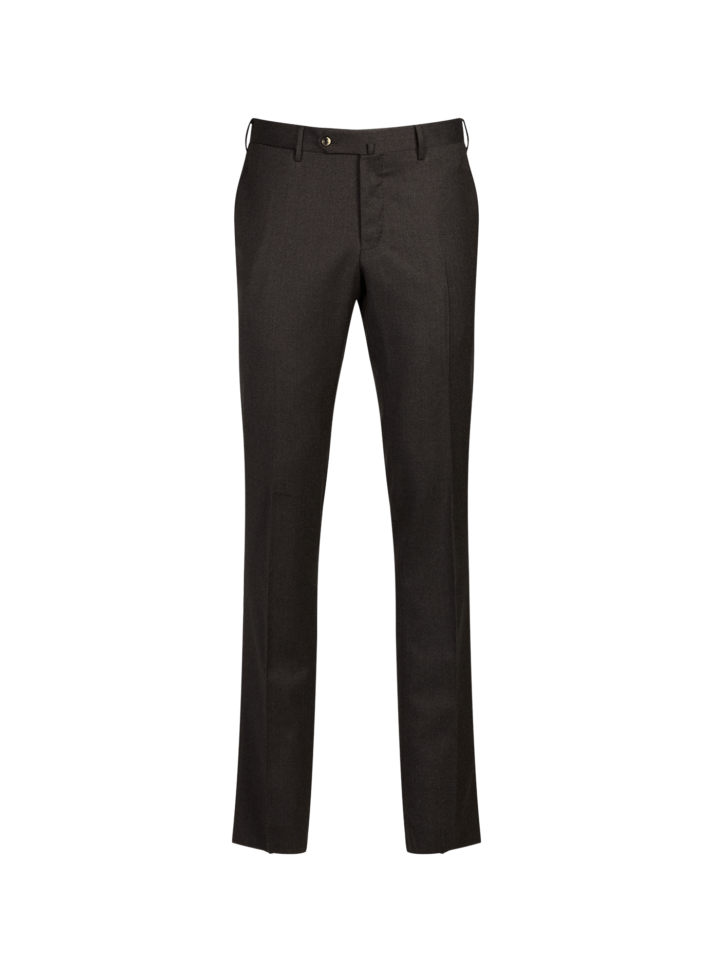 Pantalon slim en laine vierge PT01 Marron