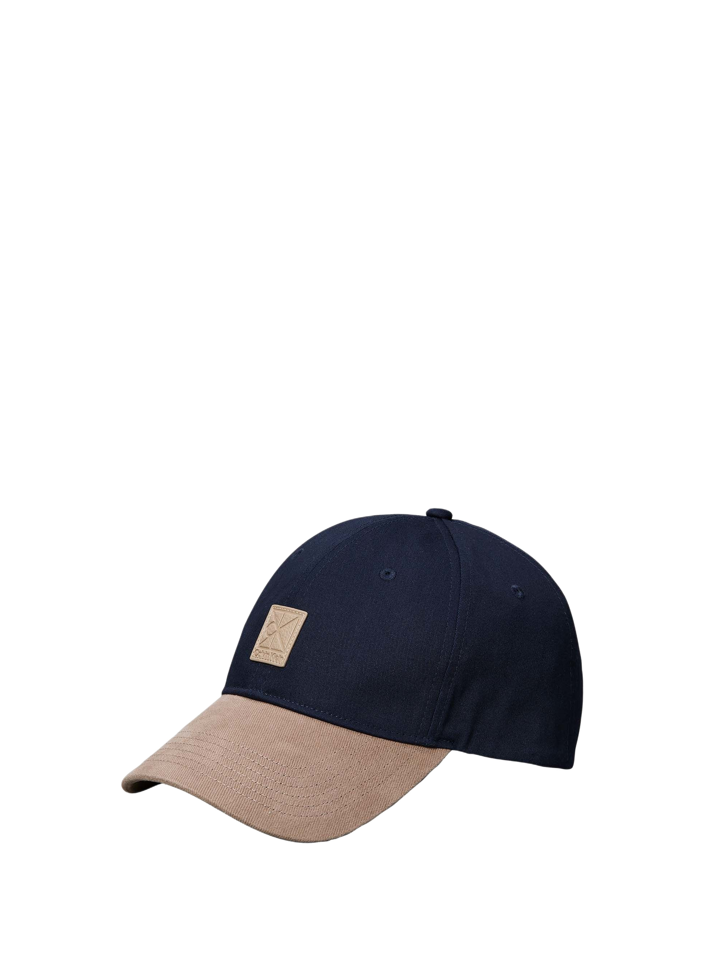 Adjustable cotton cap with logo patch CALVIN KLEIN Blue