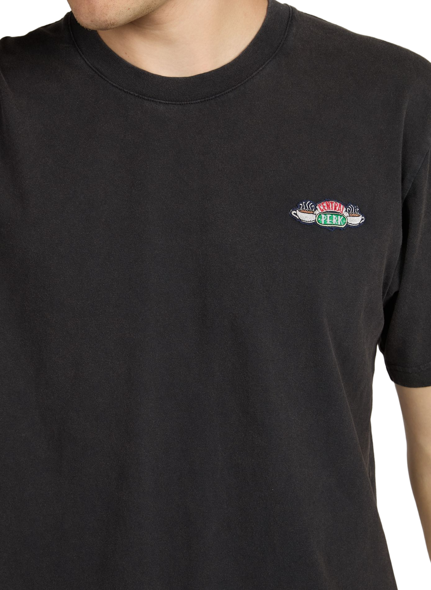 Friends x Maison Labiche - Embroidered cotton T-shirt MAISON LABICHE Black