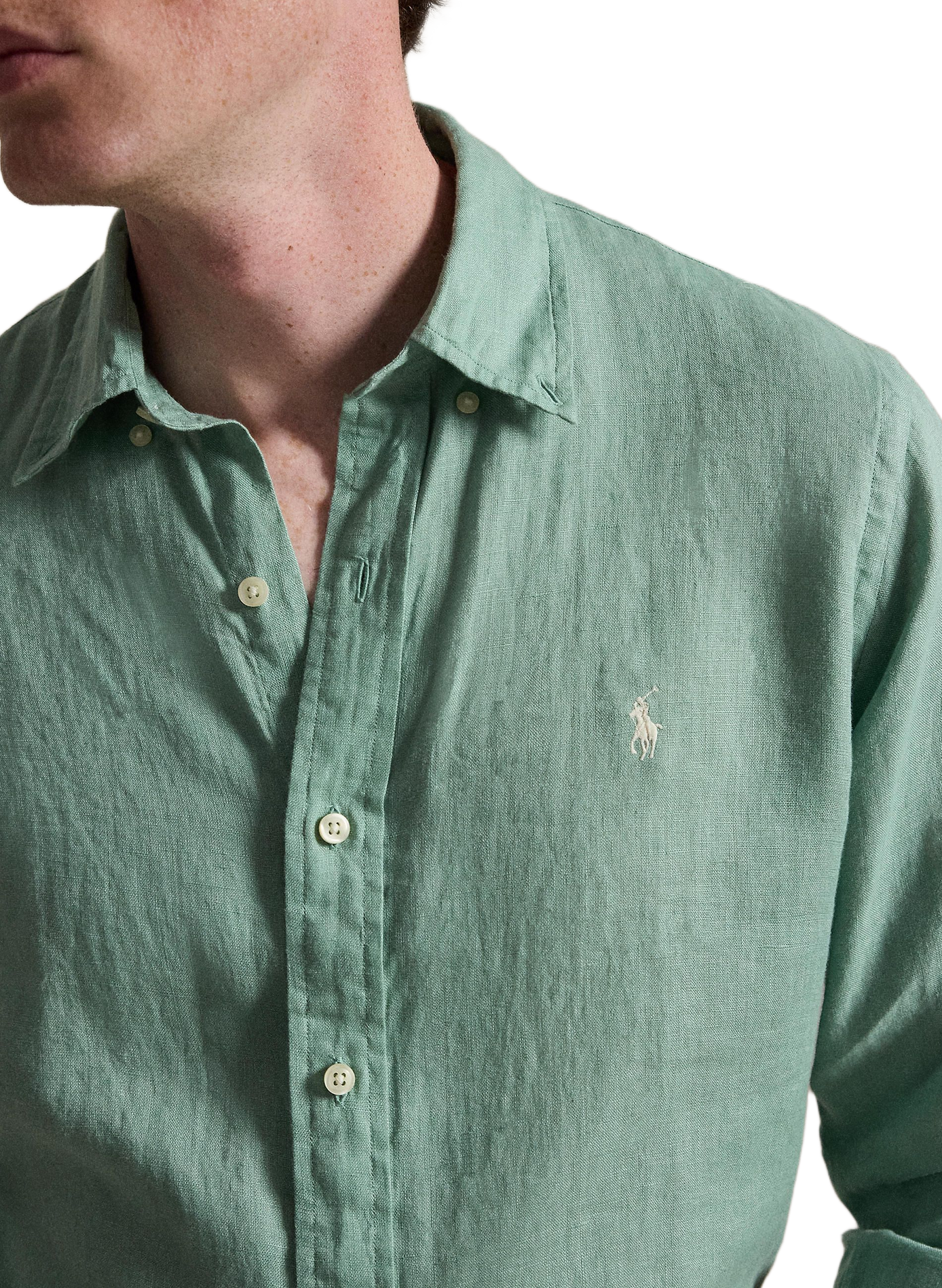 Linen shirt POLO RALPH LAUREN Blue