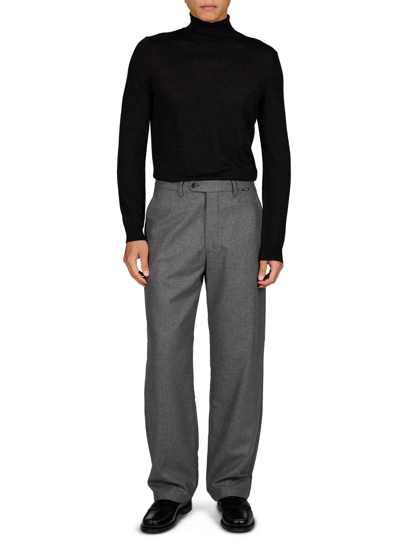 Straight trousers Fairport in mixed wool CLOSED Grey